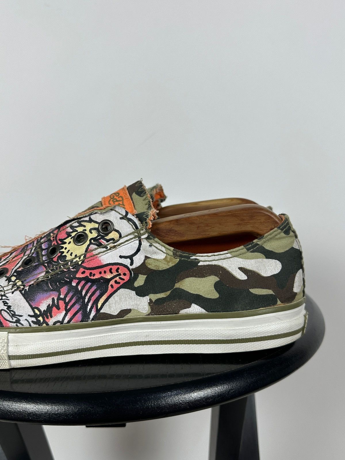 Ed Hardy Vintage Ed Hardy Y2K Camo Tattoo Graphic Slip On Sneakers Size US 11 / EU 44 - 15 Thumbnail