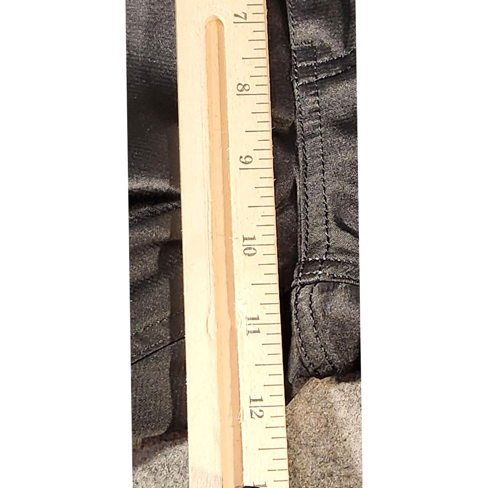 Denime Pavini Jeans Mens 34x32 Black Straight Leg Denim Cotton Polyester RN140957 Jeans Regular 34 in Black 5-Pocket Mens Straight Leg Jeans Size US 34 / EU 50 - 6 Thumbnail