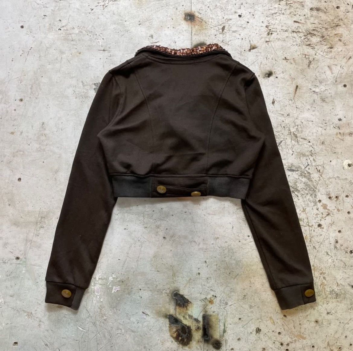 Vivienne Westwood VIVIENNE WESTWOOD GOLD LABEL KNITWEAR CROP BLAZER Size S / US 4 / IT 40 - 8 Thumbnail