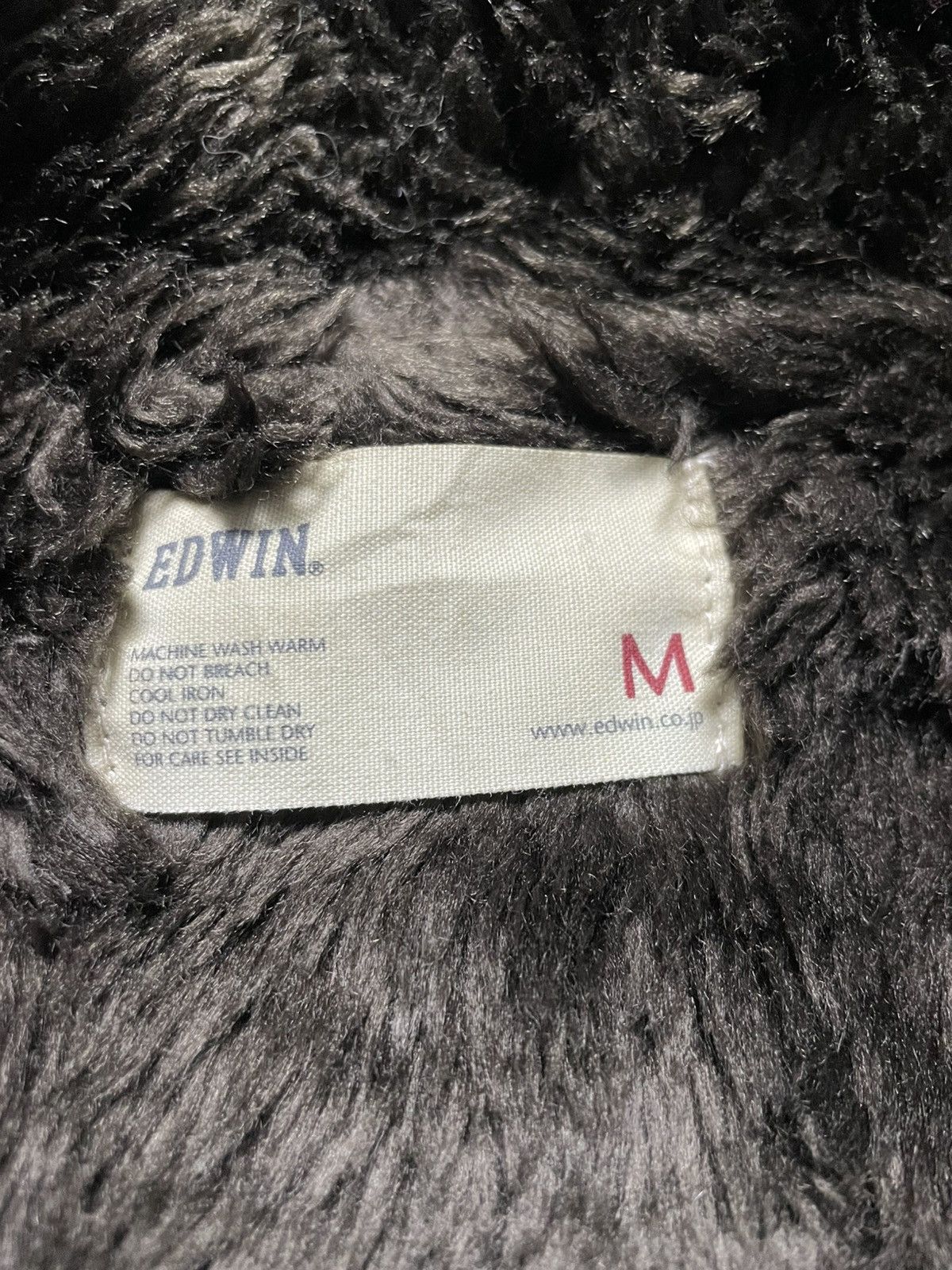 Japanese Brand 2000’s Edwin - Pilot Faux Fur Jacket Size US M / EU 48-50 / 2 - 11 Thumbnail