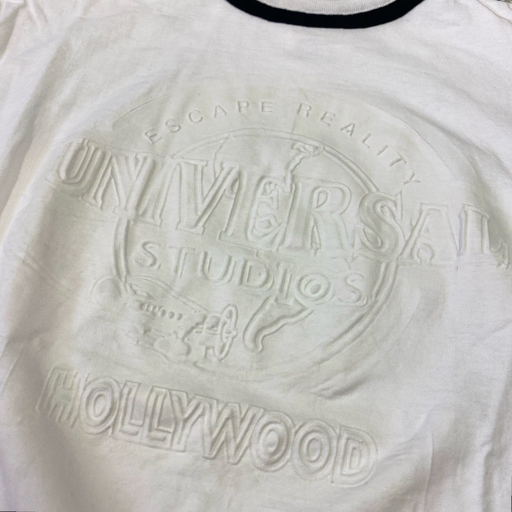 Fruit Of The Loom VINTAGE Hollywood Universal Studios T shirt White 90s Made in USA Sz Large Size US L / EU 52-54 / 3 - 2 Thumbnail