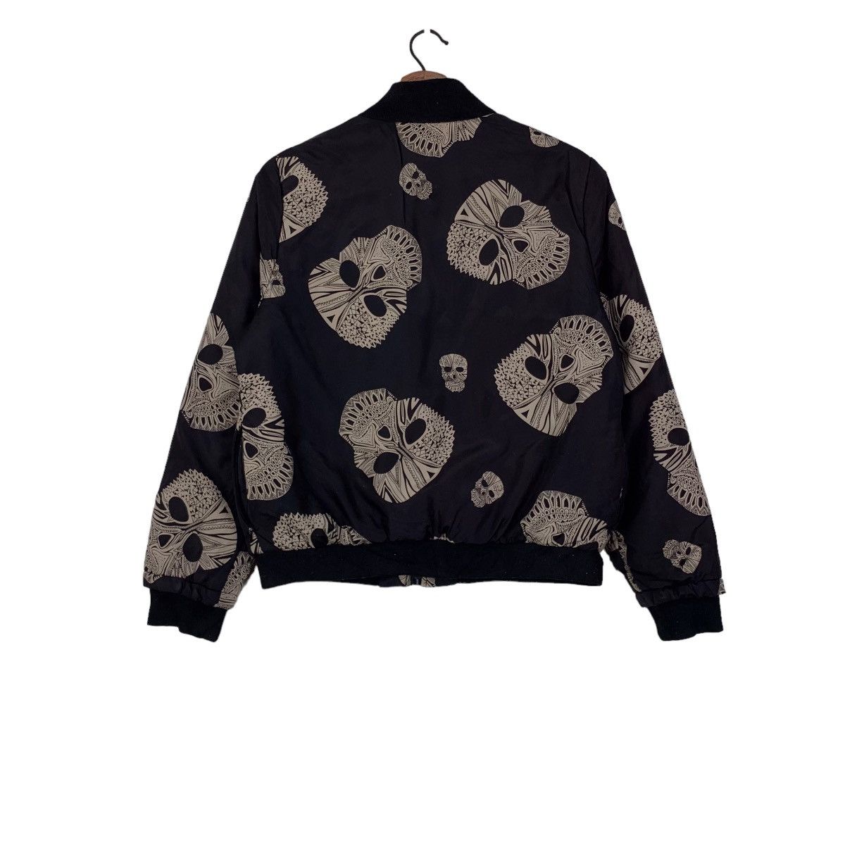 Japanese Brand Othermix Skull All Over Print Black Faded Jacket Size M / US 6-8 / IT 42-44 - 8 Thumbnail