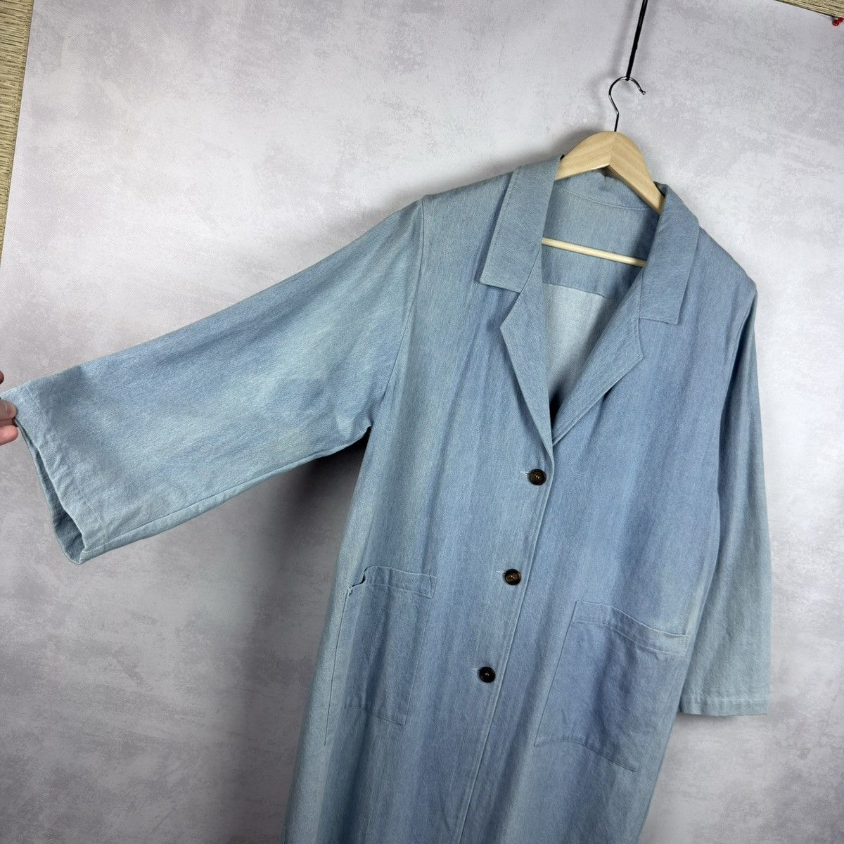 Bless BLESS Service N°51 Denim Summer Work Coat Size L Size US L / EU 52-54 / 3 - 3 Thumbnail