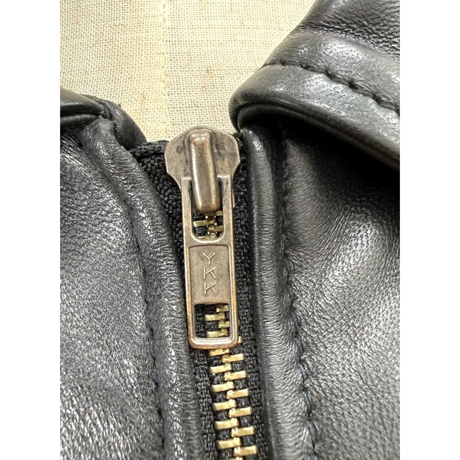 Vintage VINTAGE Men's Italian Sheepskin Genuine Leather Jacket Premium Black Coat M Black Leather Jacket Mens Regular XS? Size US M / EU 48-50 / 2 - 5 Thumbnail