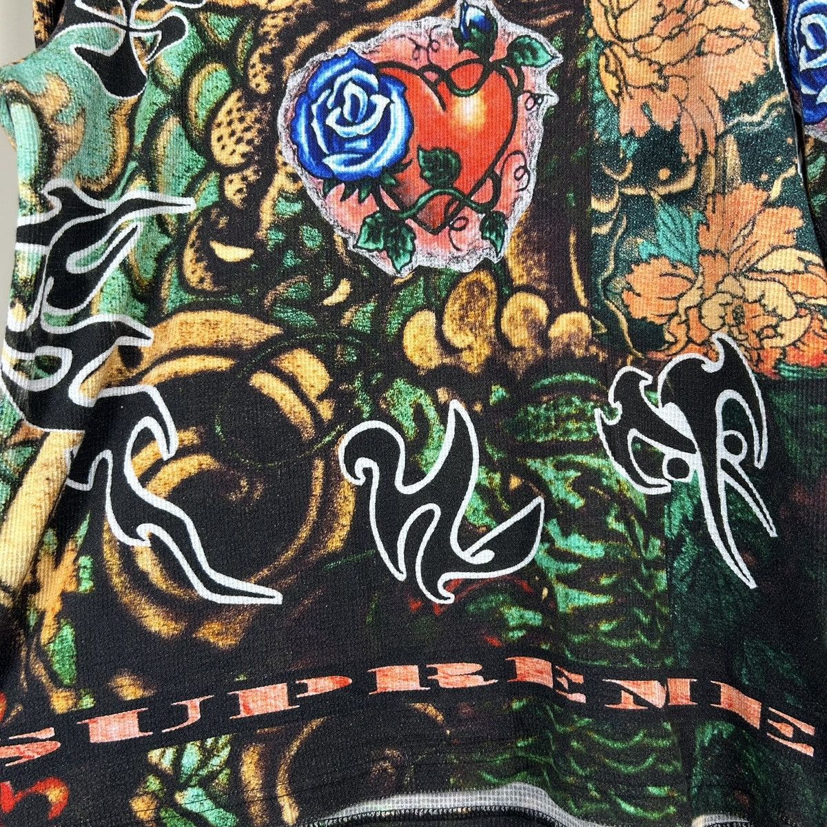 Supreme Sacred Heart Waffle Knit L/S Shirt