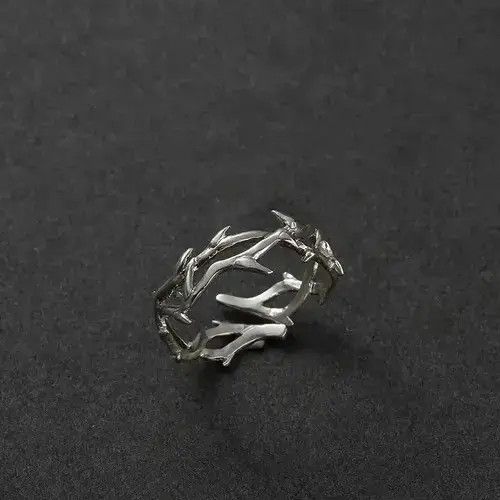 Ring Of Fire Torn Style Adjustable Ring Size ONE SIZE - 1 Thumbnail
