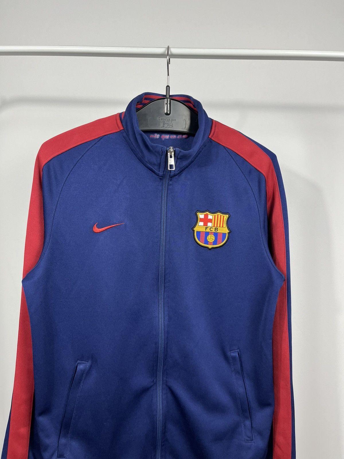 Nike Nike FC Barcelona 2015 season track jacket navy red M Size US M / EU 48-50 / 2 - 2 Thumbnail