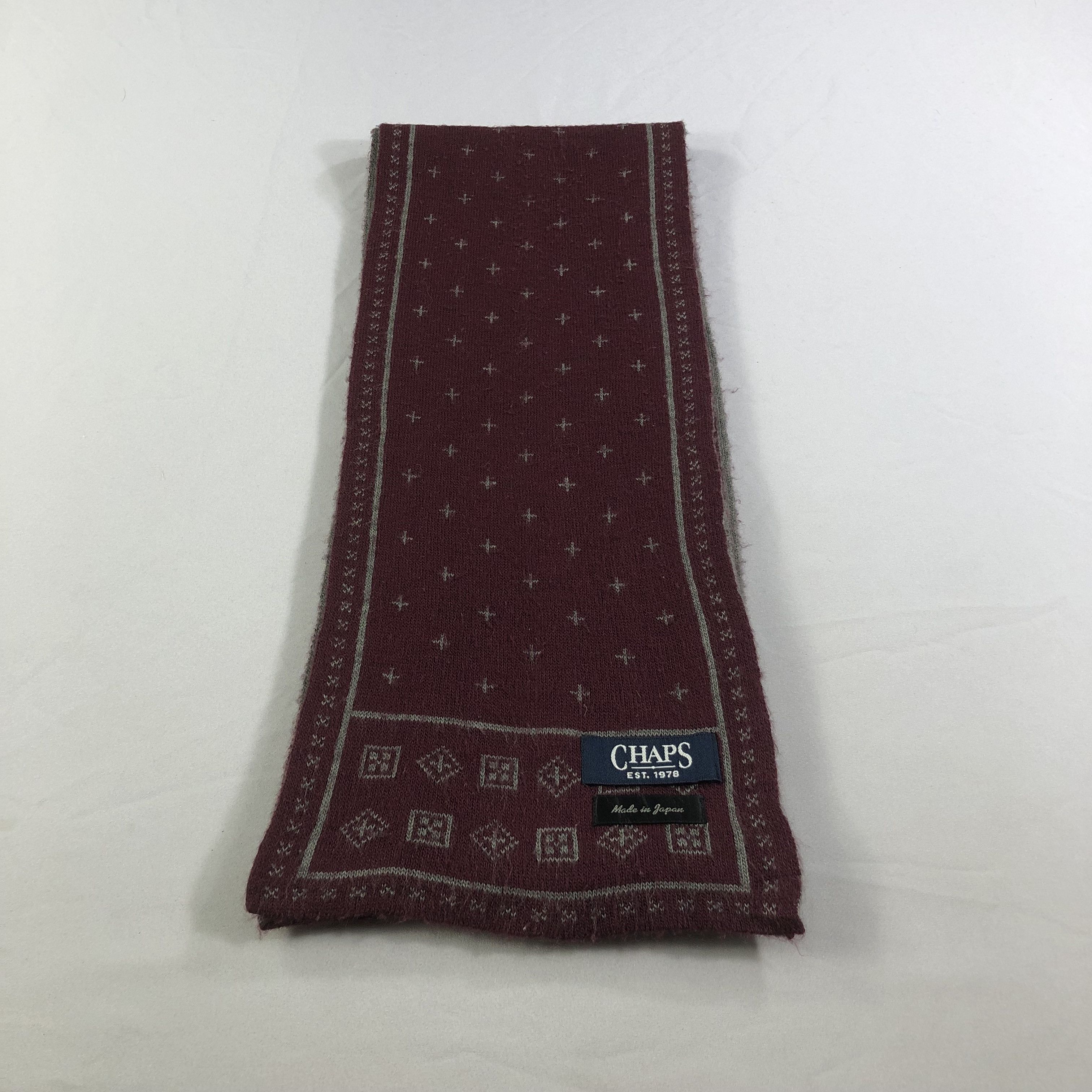 Chaps Chaps Wool Scarf Muffler V1538 Size ONE SIZE - 2 Thumbnail