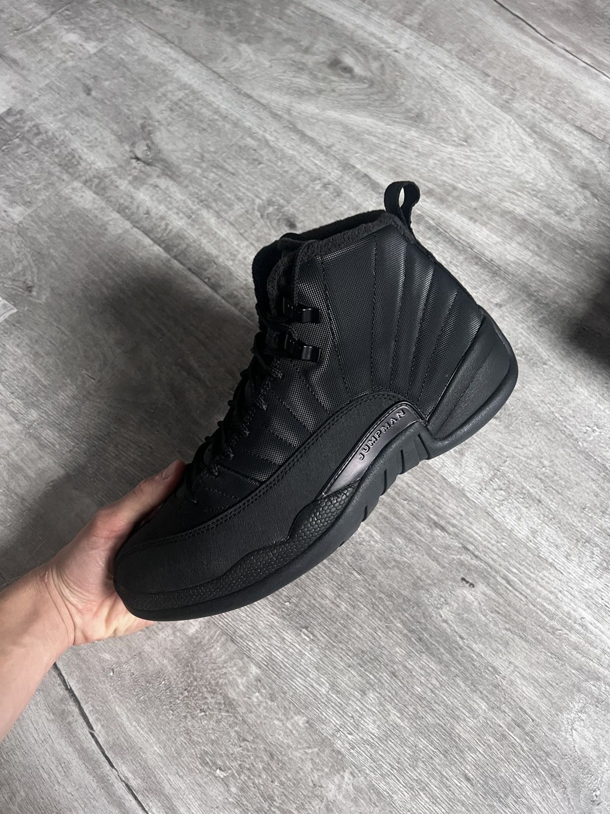 Nike Nike Air Jordan 12 Retro Winterized Black Size US 8 / EU 41 - 6 Thumbnail