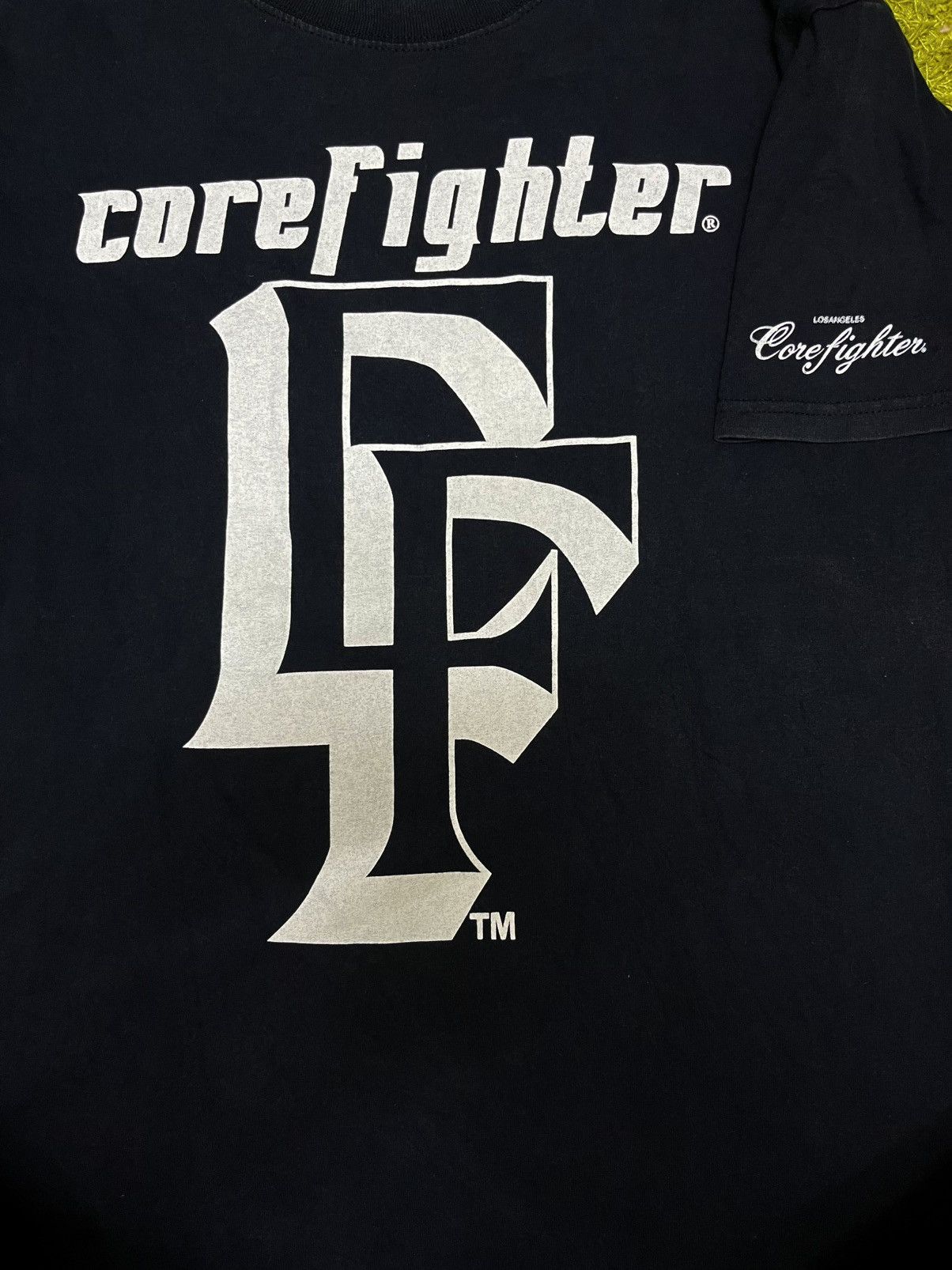 Vintage Vintage Core Fighter Big Logo Shirt Size US L / EU 52-54 / 3 - 3 Thumbnail