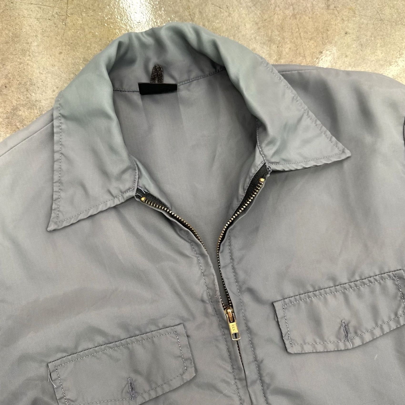 Brooksfield VINTAGE Brookfield Uniforms Jacket Lightweight Zip Up Nylon Distressed Short M Size US 31 - 2 Thumbnail