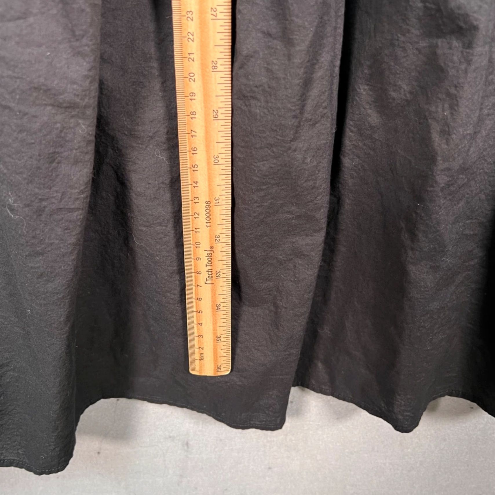 Vintage Kimchi Blue Womens XS Black Long-Sleeve Empire Waist Maxi Dress Cotton Dress Size XS / US 0-2 / IT 36-38 - 6 Thumbnail