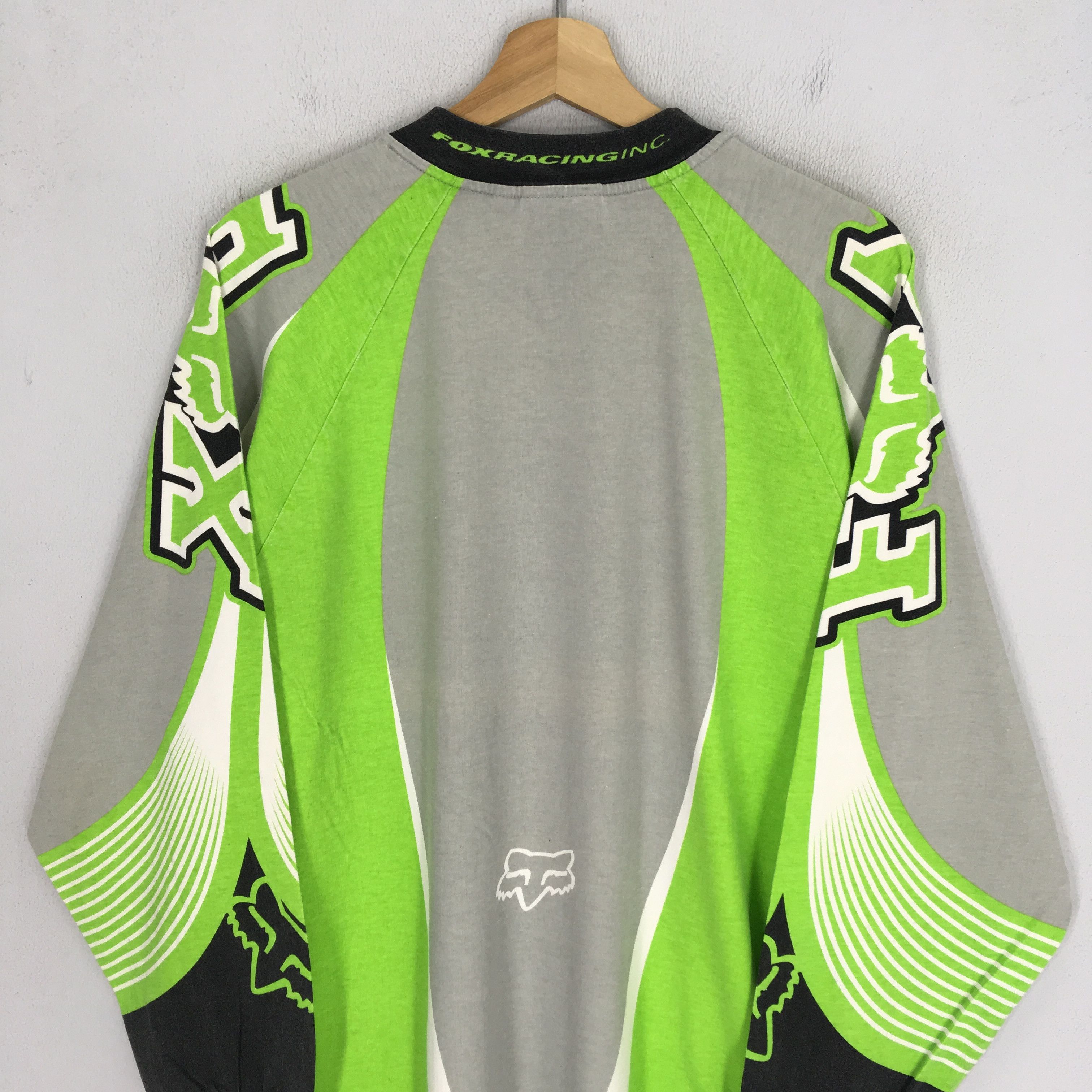 Vintage 90s Fox Racing Team Motocross Dirt Bike T Shirt