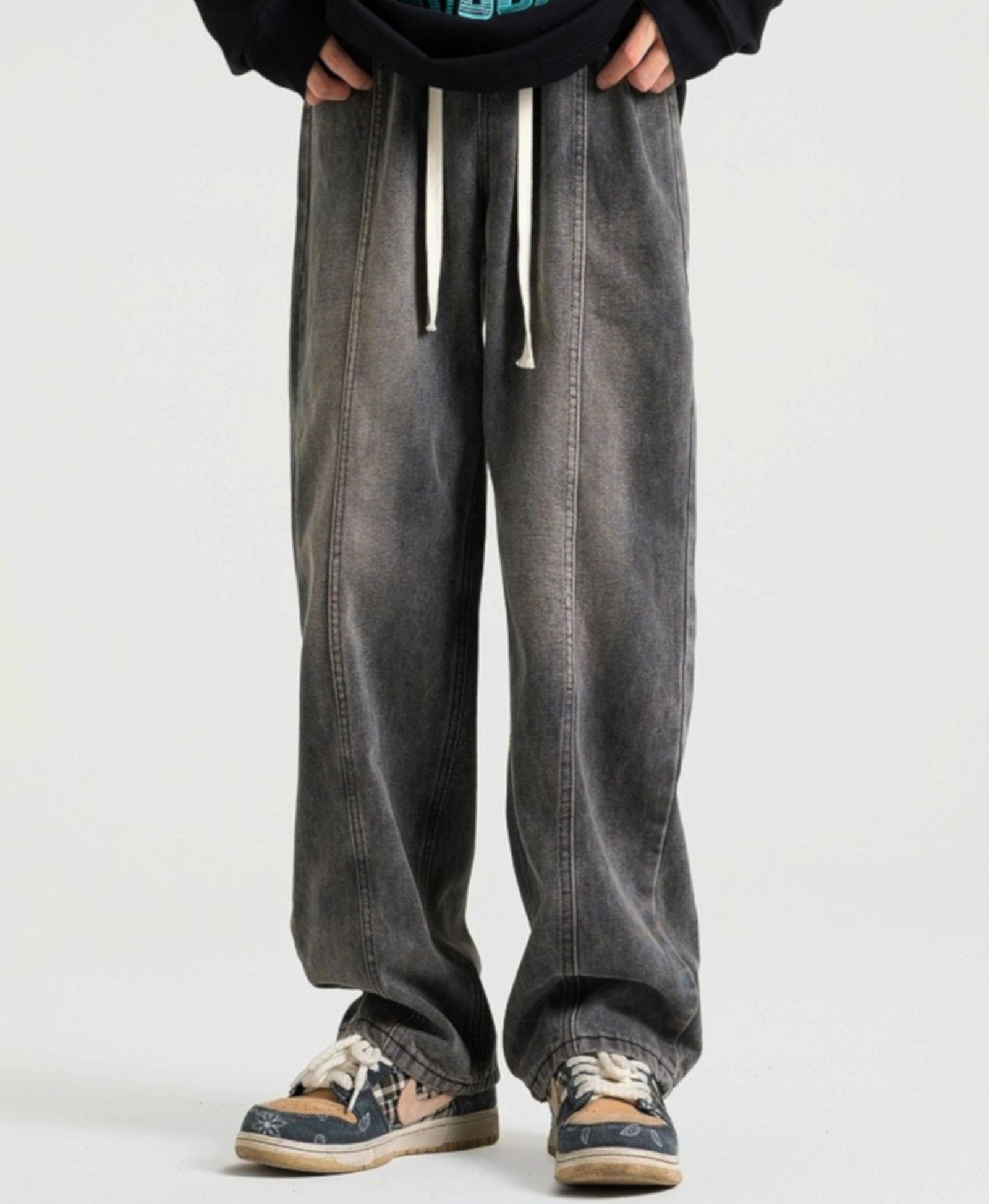 Designer × Japanese Brand × Vintage Vintage Punk Washed Oversize Pants Streetwear Rave Size US 31 - 5 Thumbnail