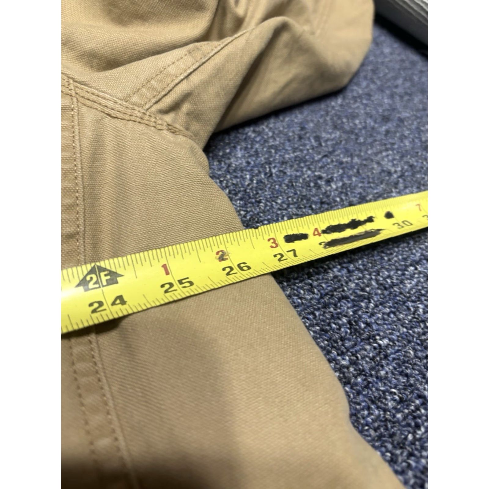 Orvis VTG Orvis Chore Coat Jacket Men’s XL Quilted Lining Field Hunting Utility Beige Cotton Canvas Military Lined Active Men Size US XL / EU 56 / 4 - 3 Thumbnail