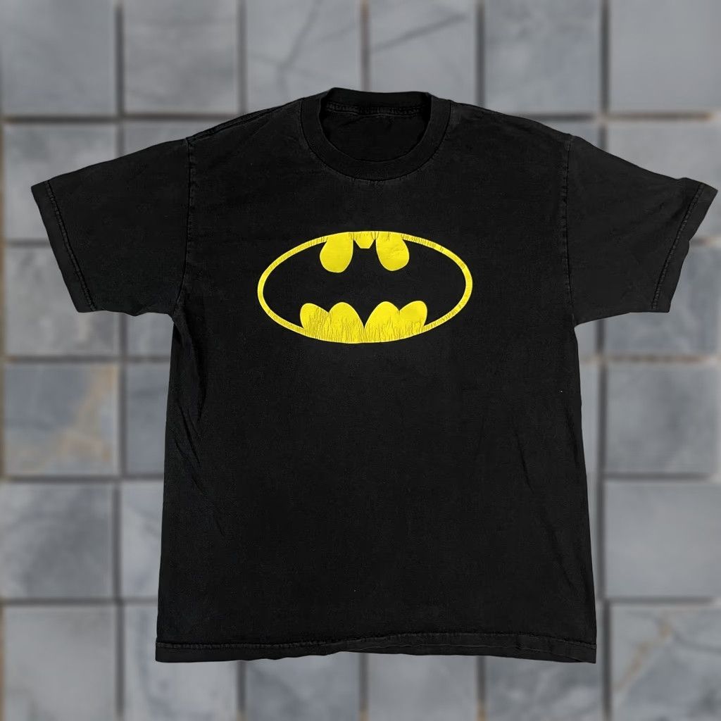 Logo 7 Batman T shirt Men’s Large Black Movie Tee Superhero DC Y2K Logo Graphic Short* Size US L / EU 52-54 / 3 - 1 Thumbnail