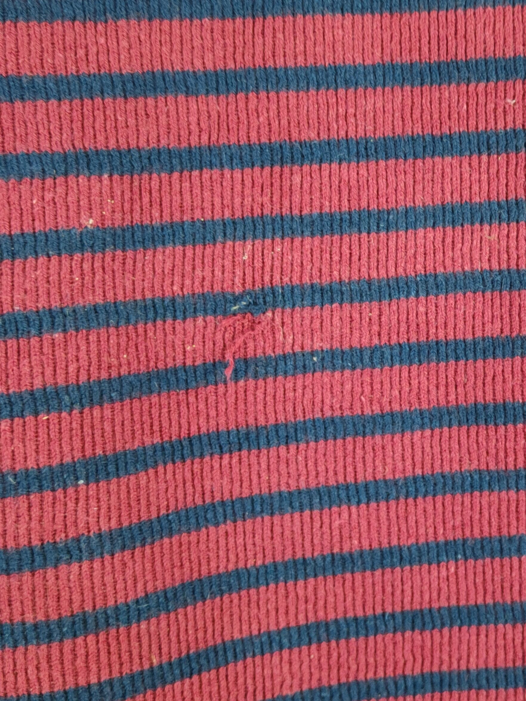 Global Work × Japanese Brand Global Work Navy Red stripe Knitwear Sweatshirts #W1554 Size L / US 10 / IT 46 - 3 Thumbnail