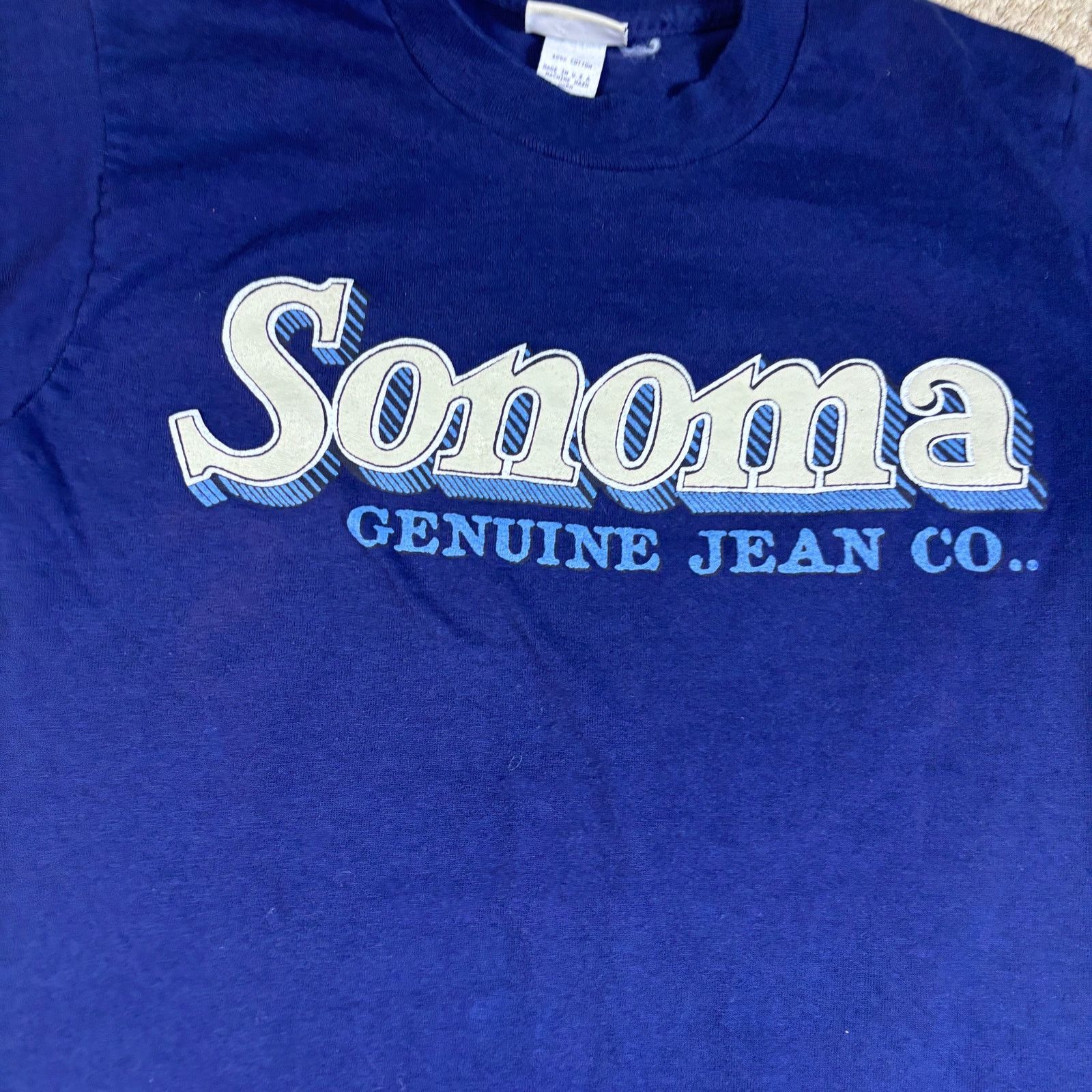 Sonoma Vintage 90s Sonoma Jean Co single stitch tshirt Small/Medium Size US S / EU 44-46 / 1 - 3 Thumbnail