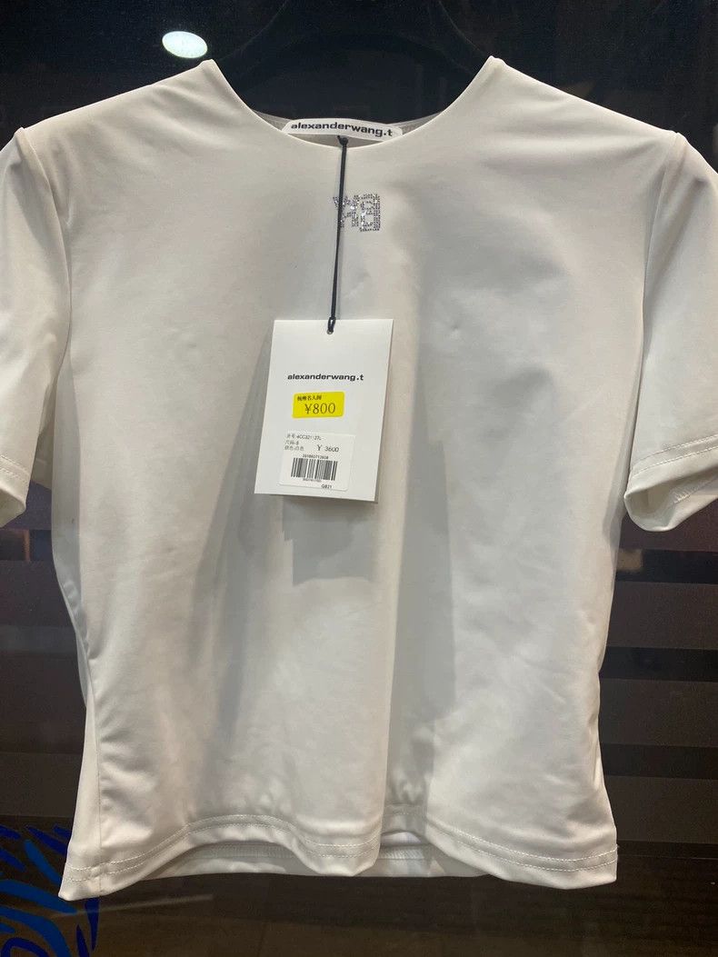 Alexander Wang Alexander Wang White Short-Sleeve T-shirt - dmc Size US S / EU 44-46 / 1 - 1 Thumbnail