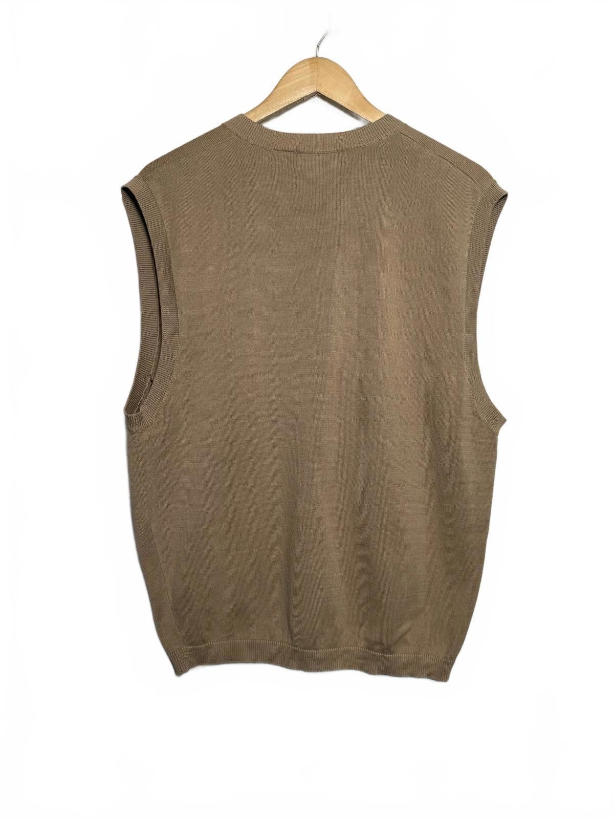Other Mens Preppy Tan Sweater Vest Size US L / EU 52-54 / 3 - 2 Thumbnail