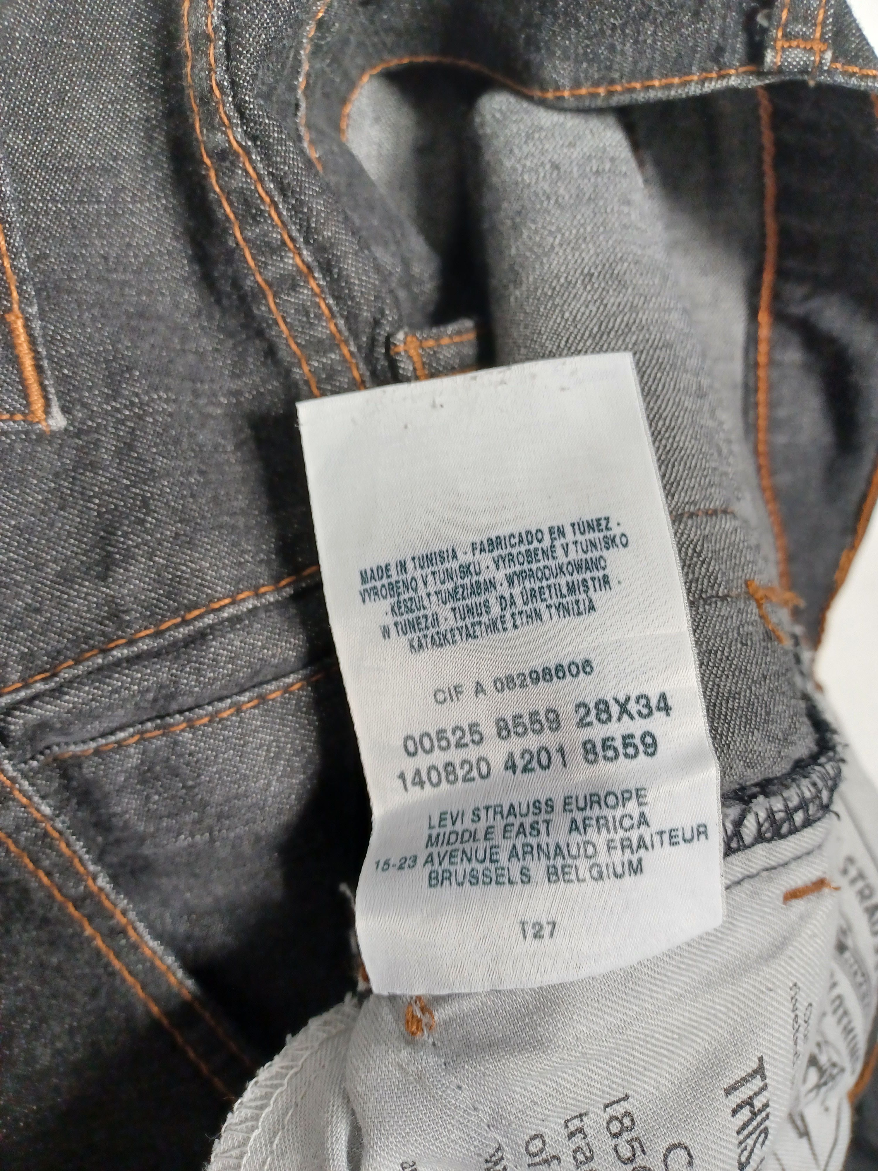 Levi's Vintage Clothing VINTAGE LEVIS FLARE 90S W28 L34 JEANS DENIM Size 28" / US 6 / IT 42 - 7 Thumbnail