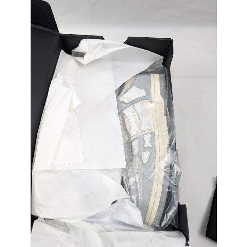 Amiri o1rshd1 Skelton Low-Top Sneakers in Grey Size US 12 / EU 45 - 21 Thumbnail