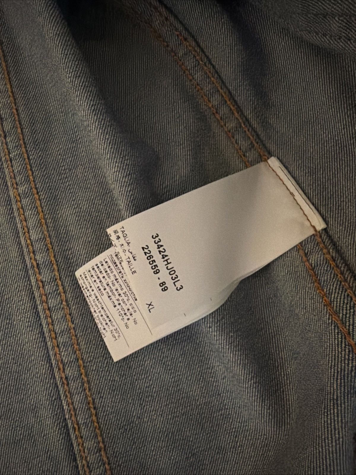 424 424 denim Distressed one zip jacket Size US XL / EU 56 / 4 - 11 Thumbnail