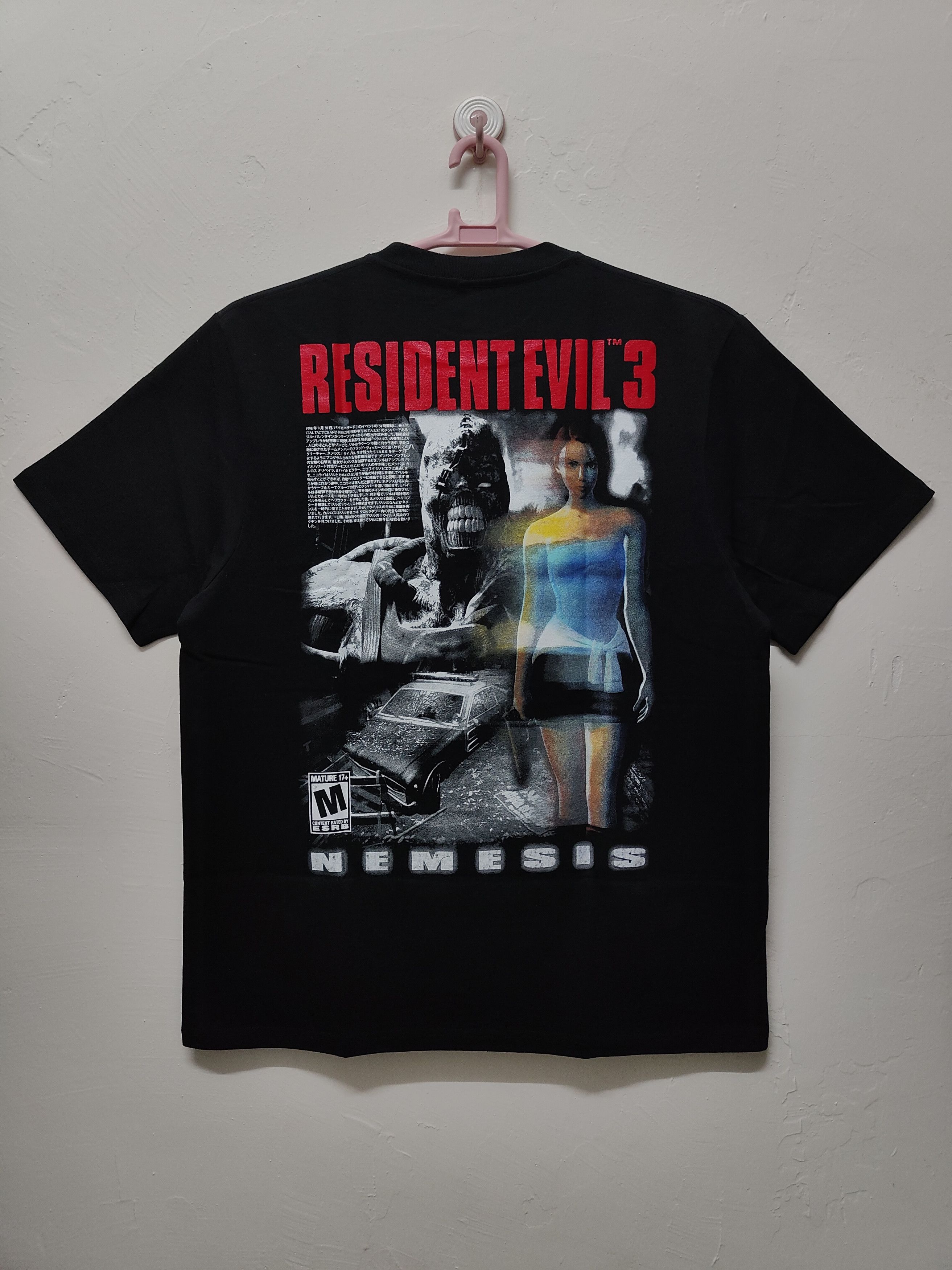 Playstation Resident Evil 3 Nemesis Games Version T-shirt Size US XL / EU 56 / 4 - 3 Thumbnail