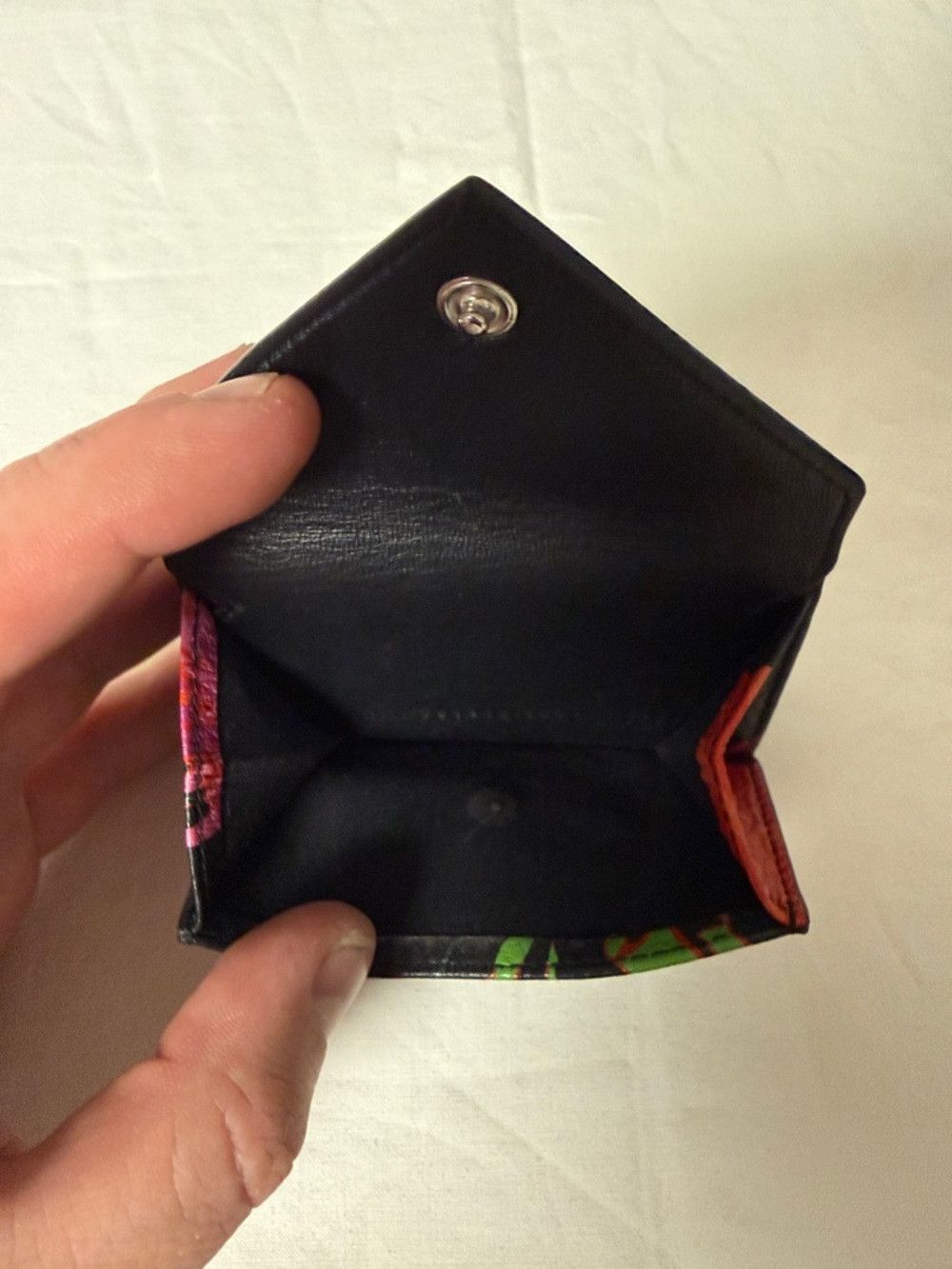 Balenciaga BALENCIAGA Everyday Mini Papier Floral Trifold Wallet Leath Size ONE SIZE - 6 Thumbnail