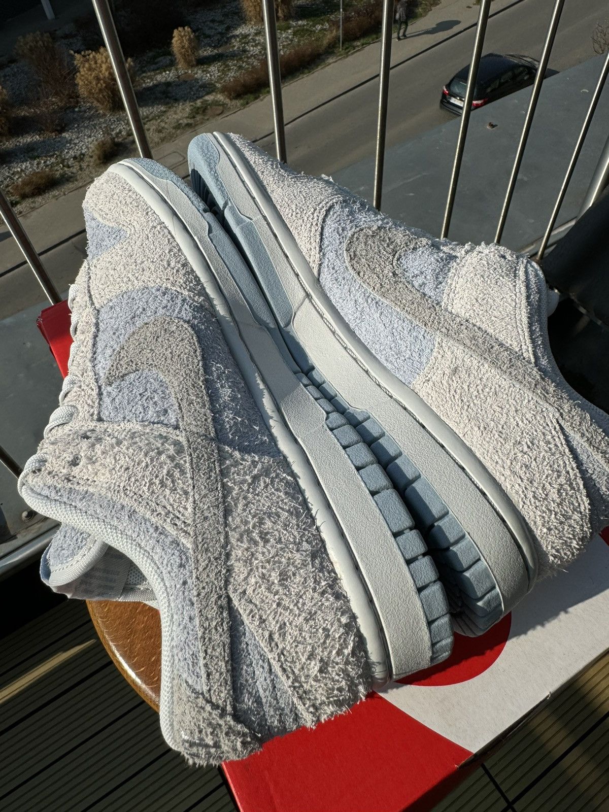 Nike Nike Dunk Low Light Armory Blue Photon Dust 38 EU FZ3779-025 Size US 7 / IT 37 - 4 Thumbnail