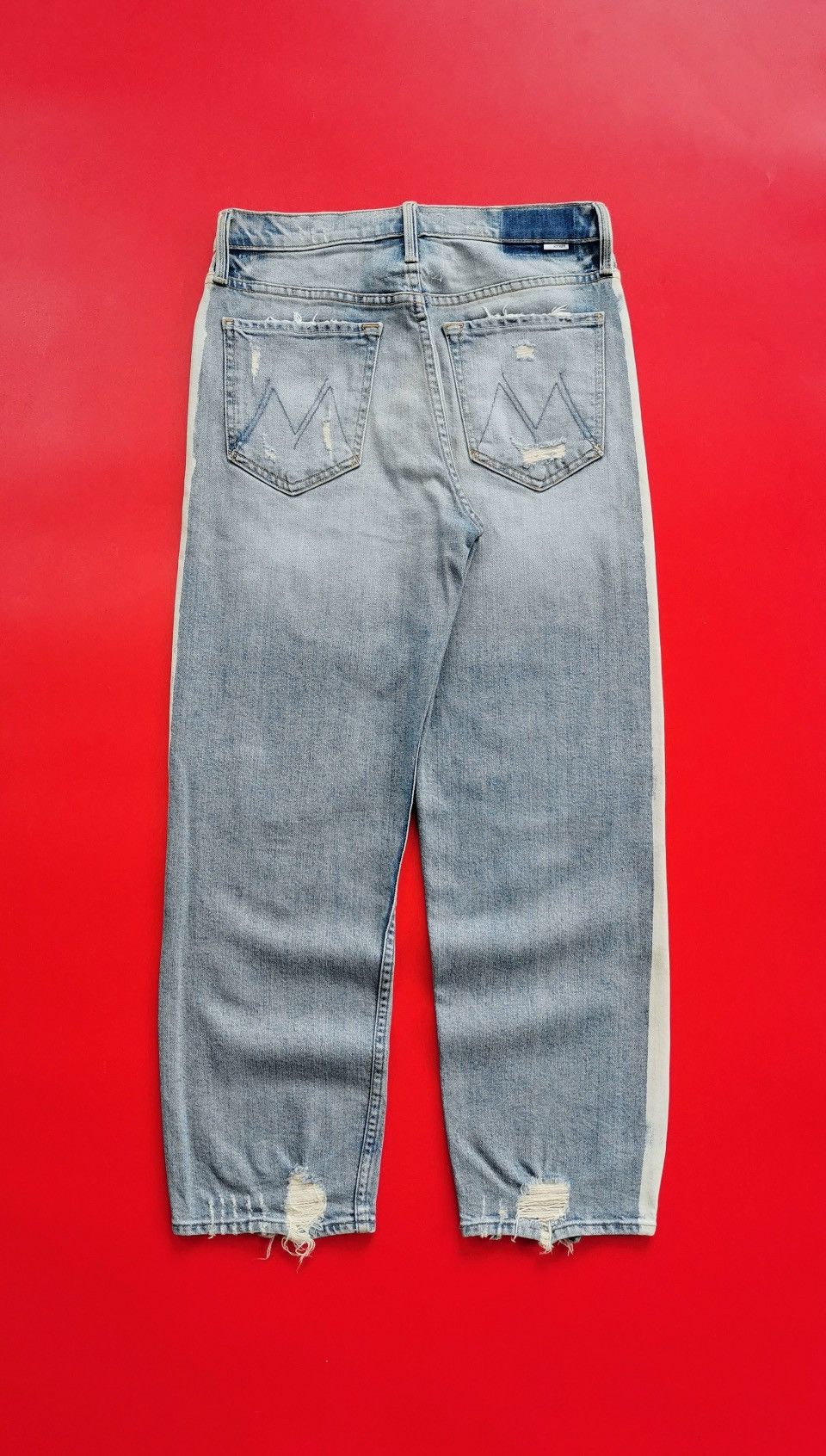 MOTHER Mother The Trasher Stripe Confession Jeans Size 29" - 5 Thumbnail