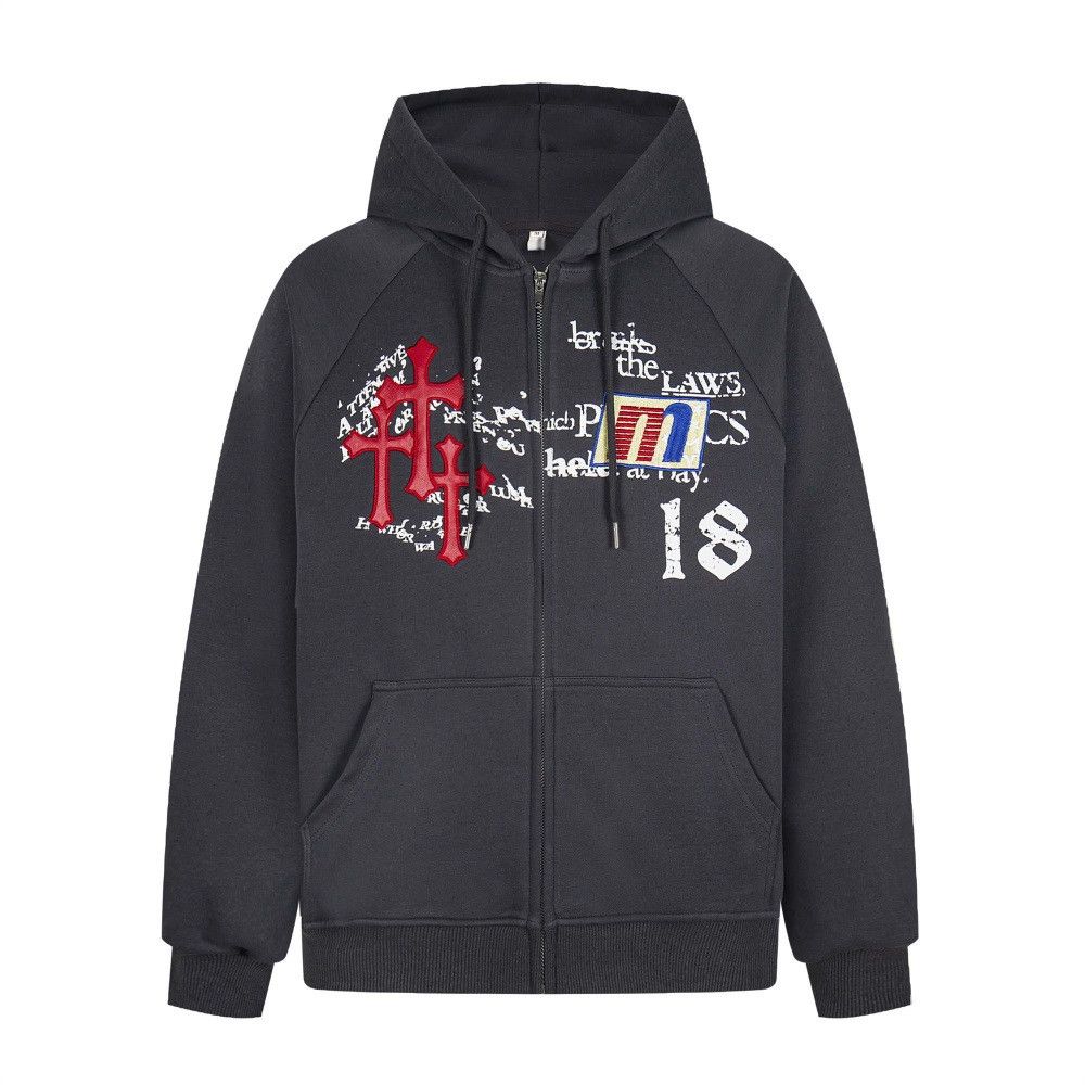 Japanese Brand × Vintage Vintage Atelier Sad Men Zipper Hoodie