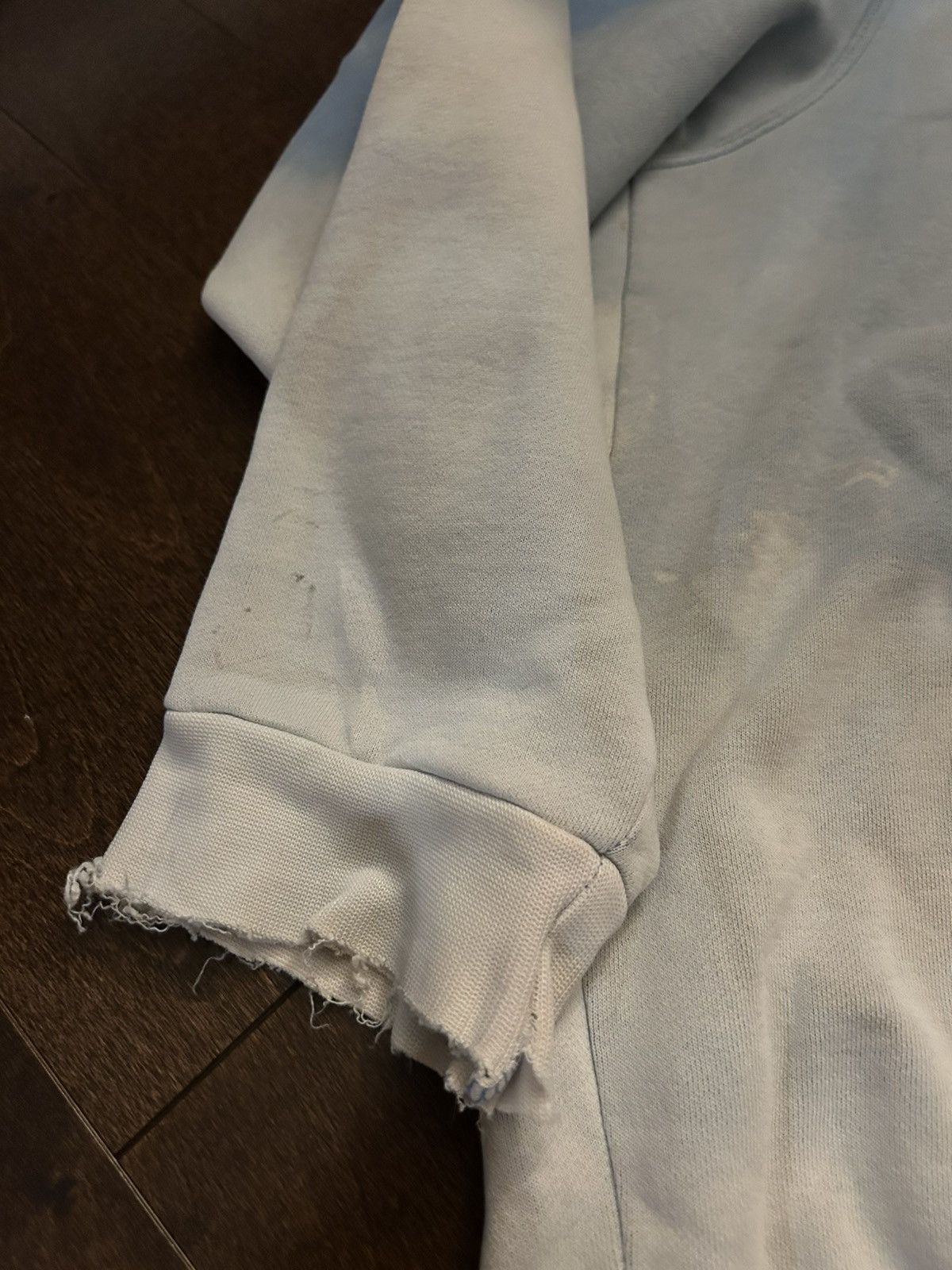 Nike Vintage Nike Centre Swoosh Pullover Hoodie - Sky Blue Size US L / EU 52-54 / 3 - 3 Thumbnail