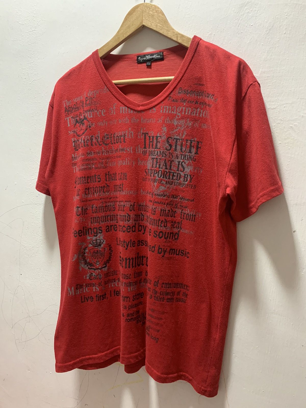 Japanese Brand Japanese Brand Poem If Six was Nine Style Short Sleeve Size US XL / EU 56 / 4 - 7 Thumbnail