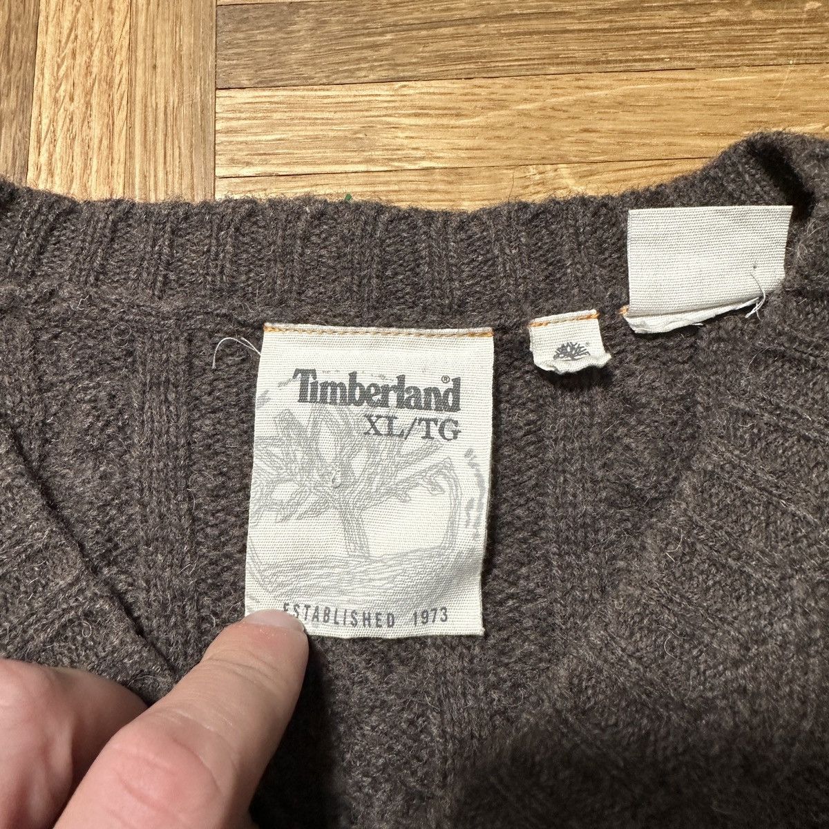 Timberland Vintage Timberland lambswool sweater Size US XL / EU 56 / 4 - 4 Thumbnail