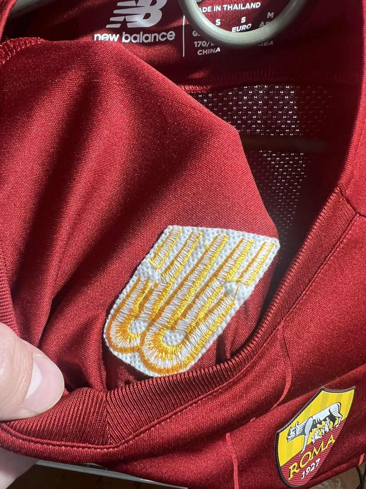 New Balance New Balance AS Roma 2021 2022 Home Shirt Soccer Jersey Size US S / EU 44-46 / 1 - 14 Thumbnail