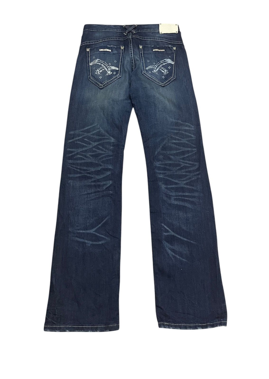 Japanese Brand Rare Vintage Japanese Brand Red Pepper Flared Jeans 1990s Size US 32 / EU 48 - 2 Thumbnail