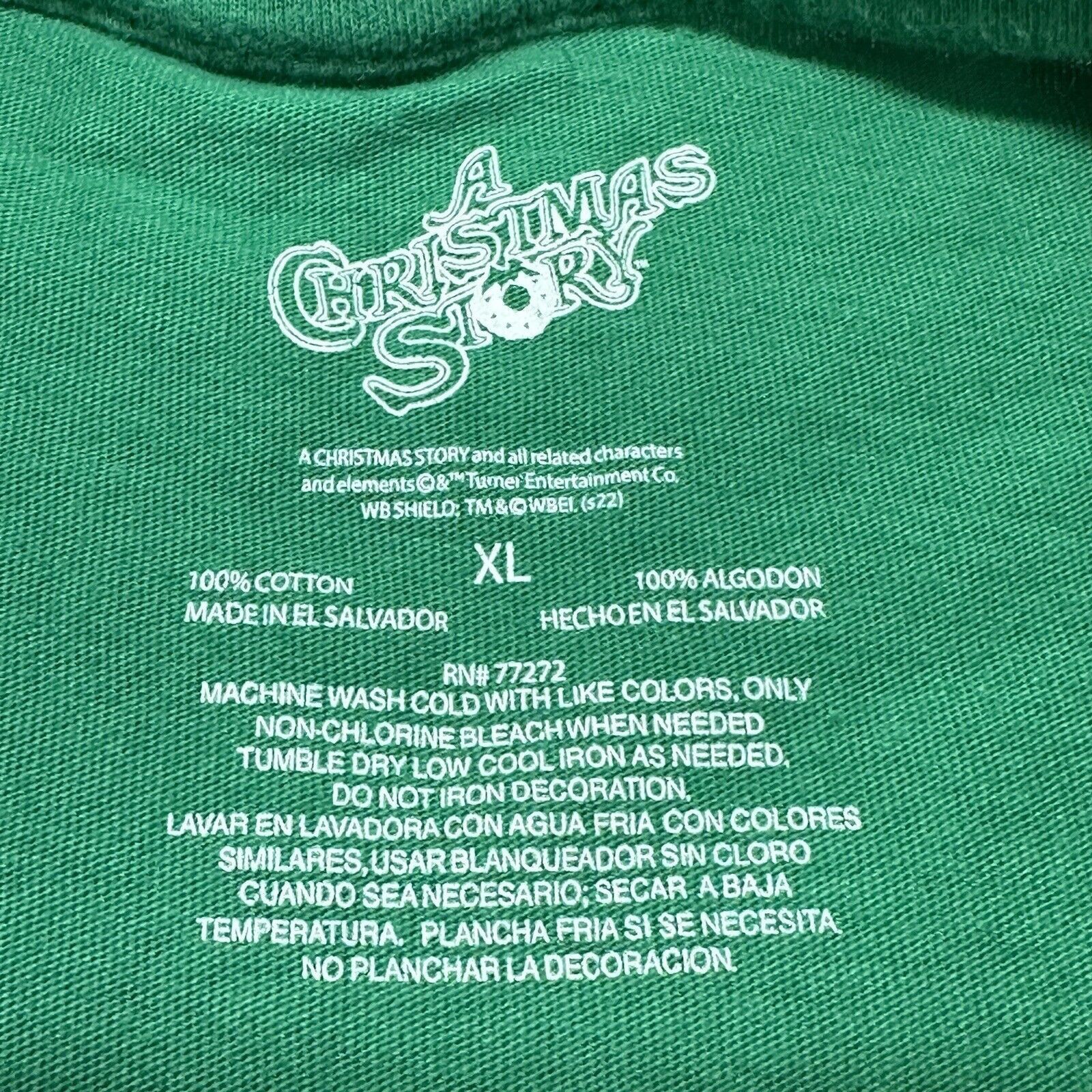 Other A Christmas Story XL Pink Nightmare Green Graphic T Shirt Size US XL / EU 56 / 4 - 6 Thumbnail