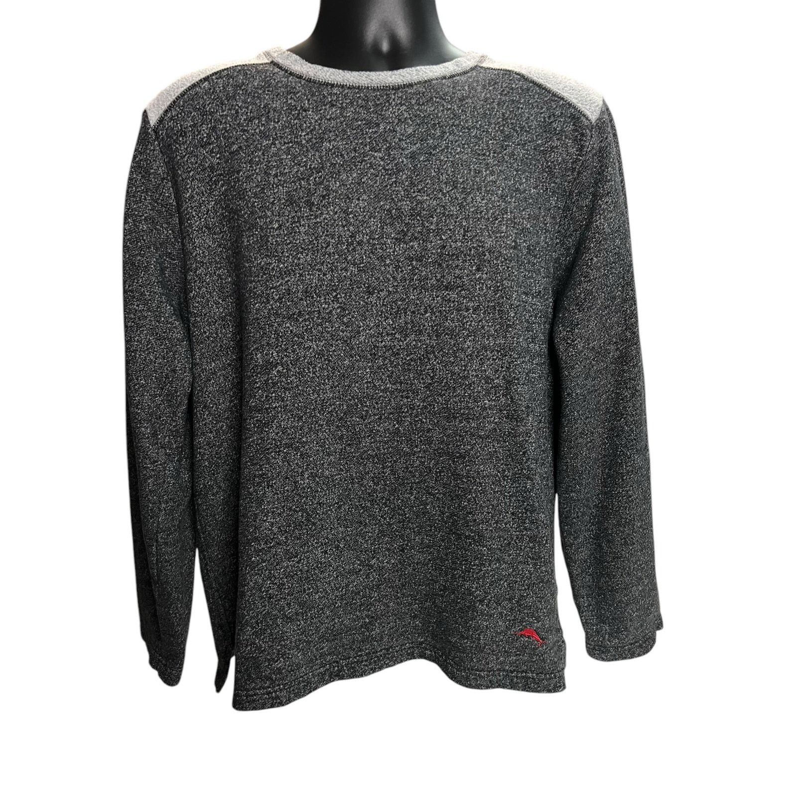 Tommy Bahama Tommy Bahama Men’s Long Sleeve Sweater Pullover Large Gray Size US L / EU 52-54 / 3 - 1 Thumbnail