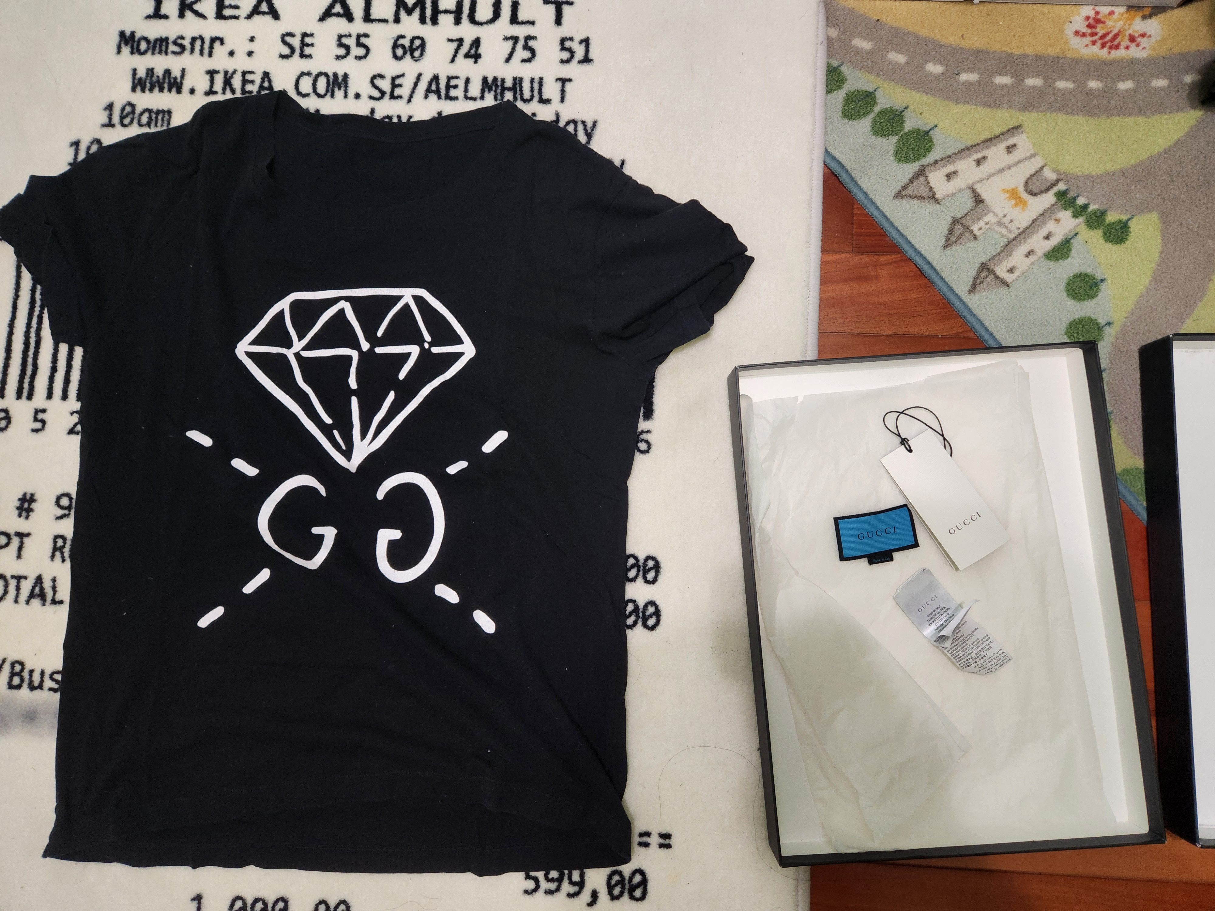 Gucci Gucci Ghost Diamond Tee Size US L / EU 52-54 / 3 - 9 Thumbnail
