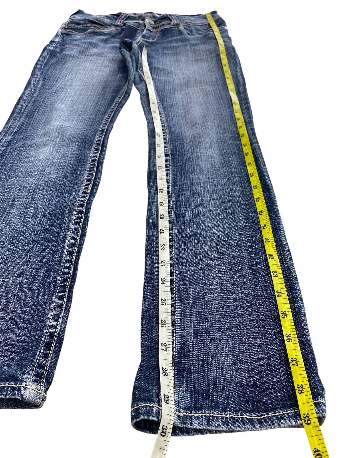 Other Japanese Brand Faded Wash Style Loose Jeans Size US 31 - 11 Thumbnail