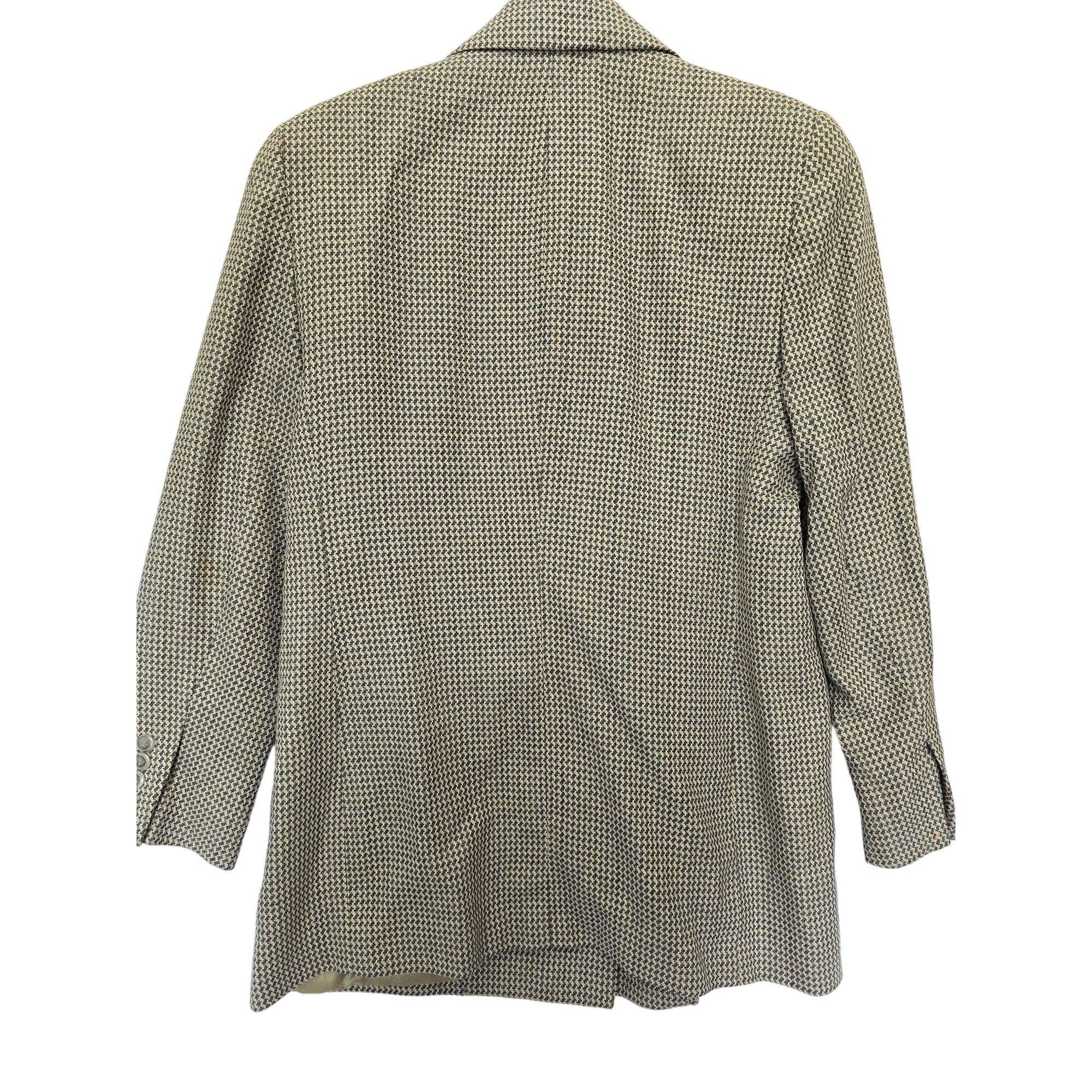 Austin Reed Vintage Austin Reed Double-Breasted Wool & Silk Blazer - Mad Size 40R - 7 Thumbnail