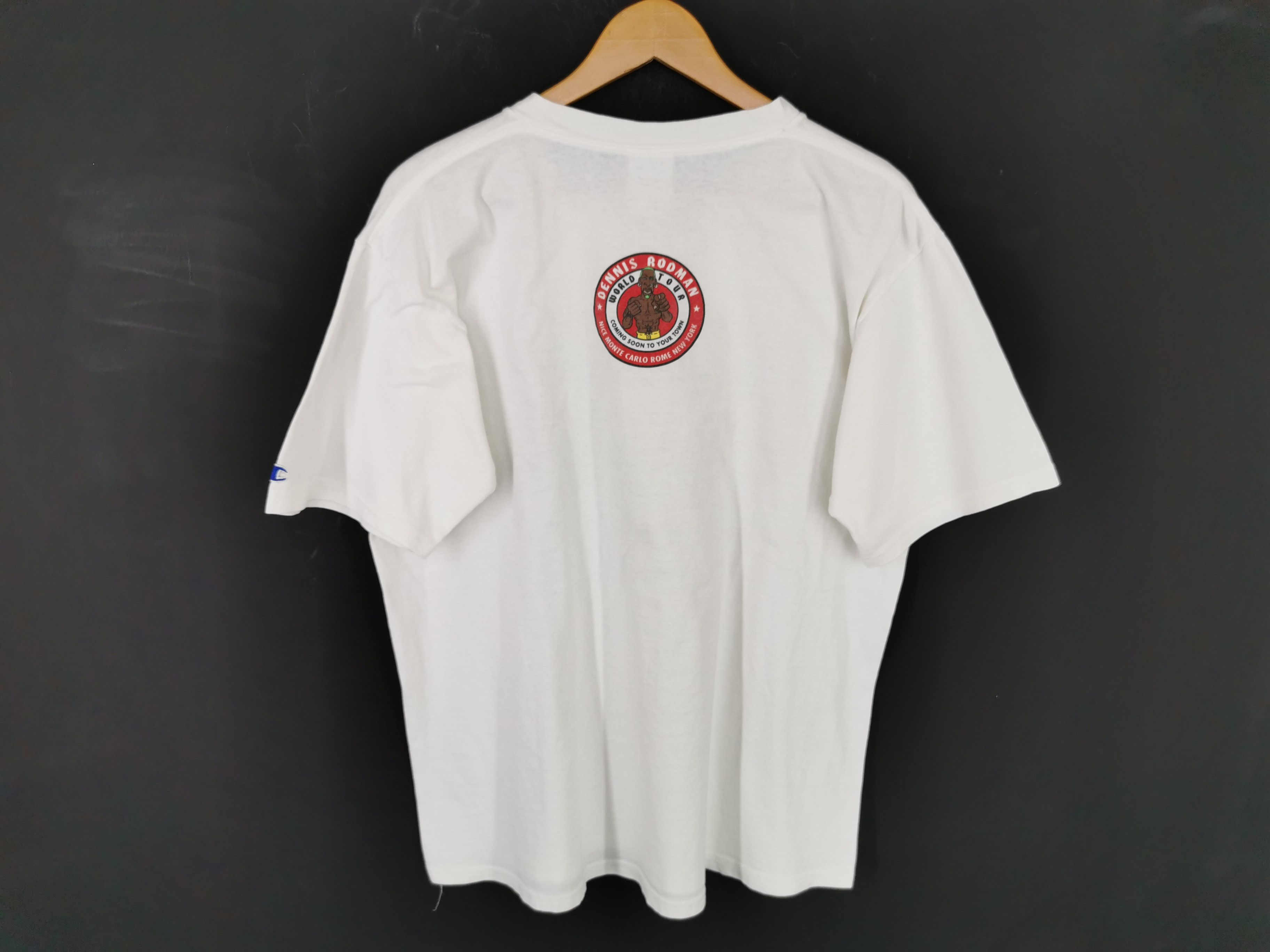 Champion Vintage 90's Champion Rodman MTV World Tour T Shirt Size L Size US L / EU 52-54 / 3 - 2 Thumbnail