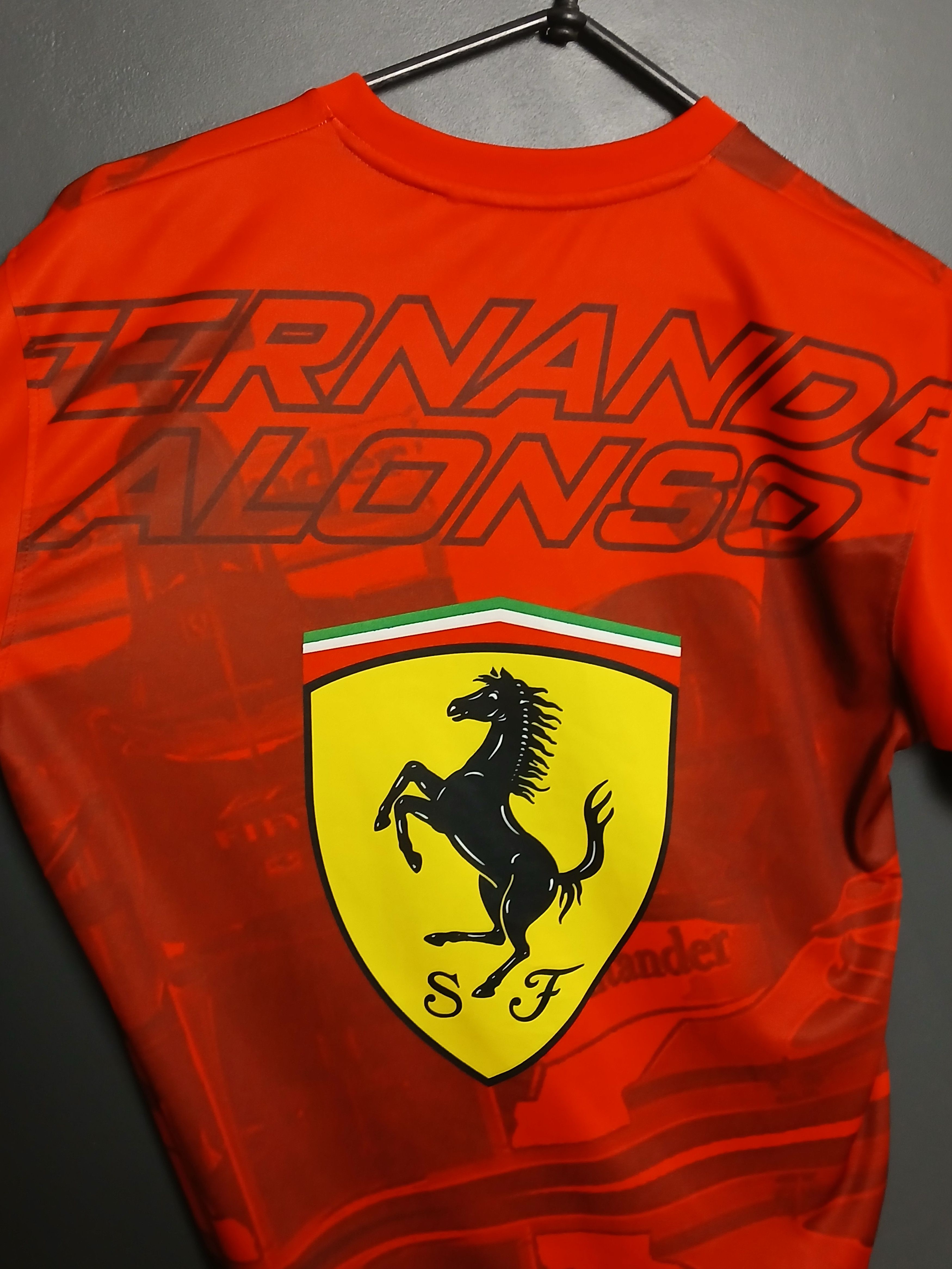 Ferrari × Formula 1 Ferrari Fernando Alonso F1 Racing T-Shirt Size US S / EU 44-46 / 1 - 4 Thumbnail
