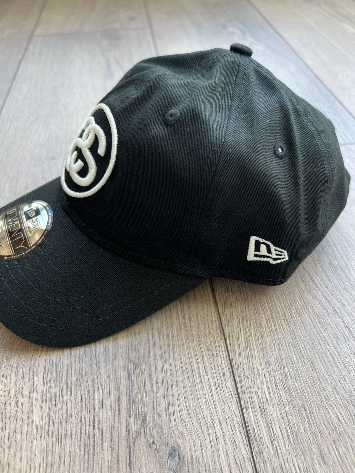 Stussy x New Era SS Link 9Twenty Cap Hat “Black”