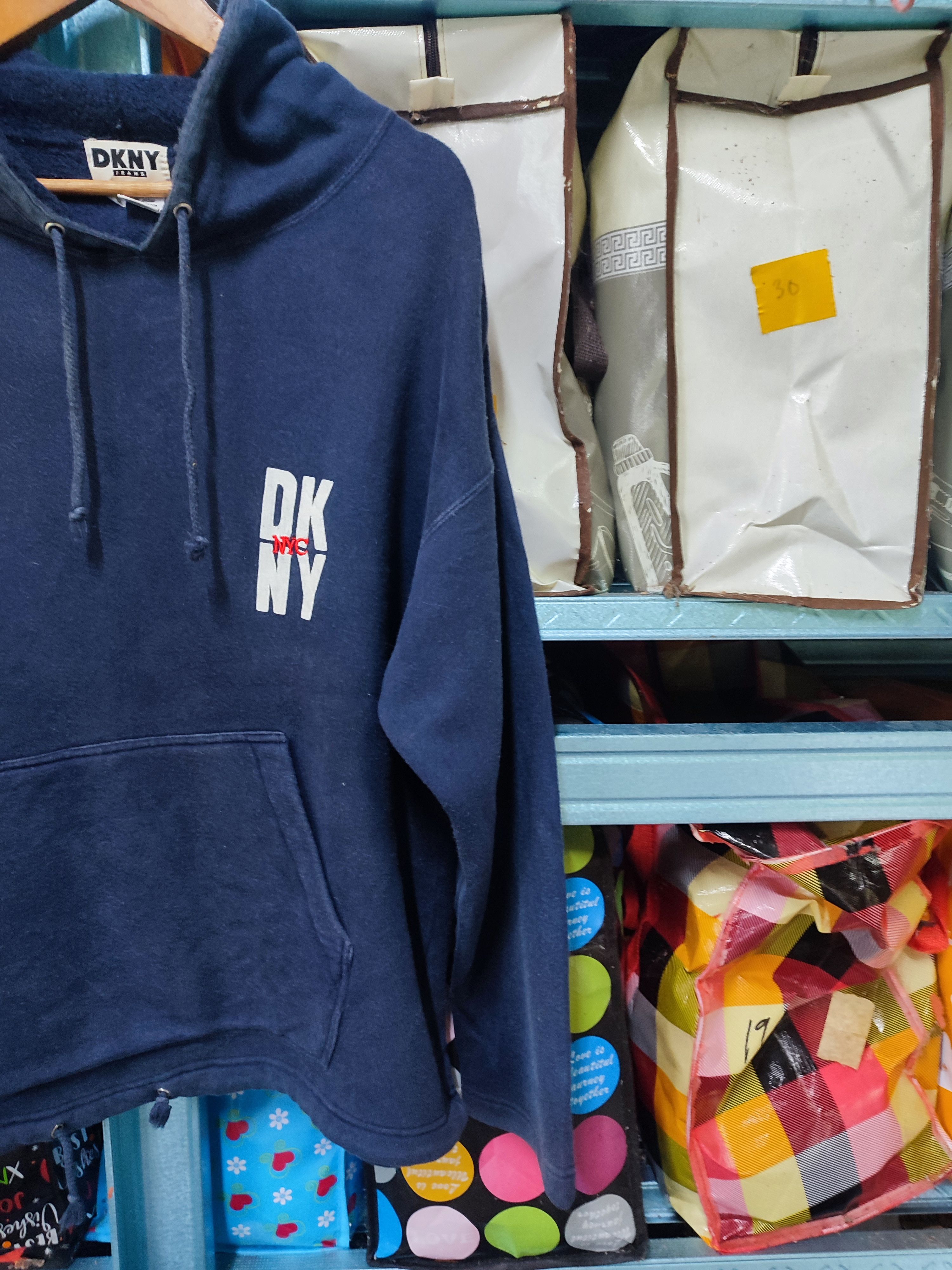 DKNY × Donna Karan 🔥STEAL🔥 Oversized Hoodie By DKNY Donna Karan Size US S / EU 44-46 / 1 - 5 Thumbnail