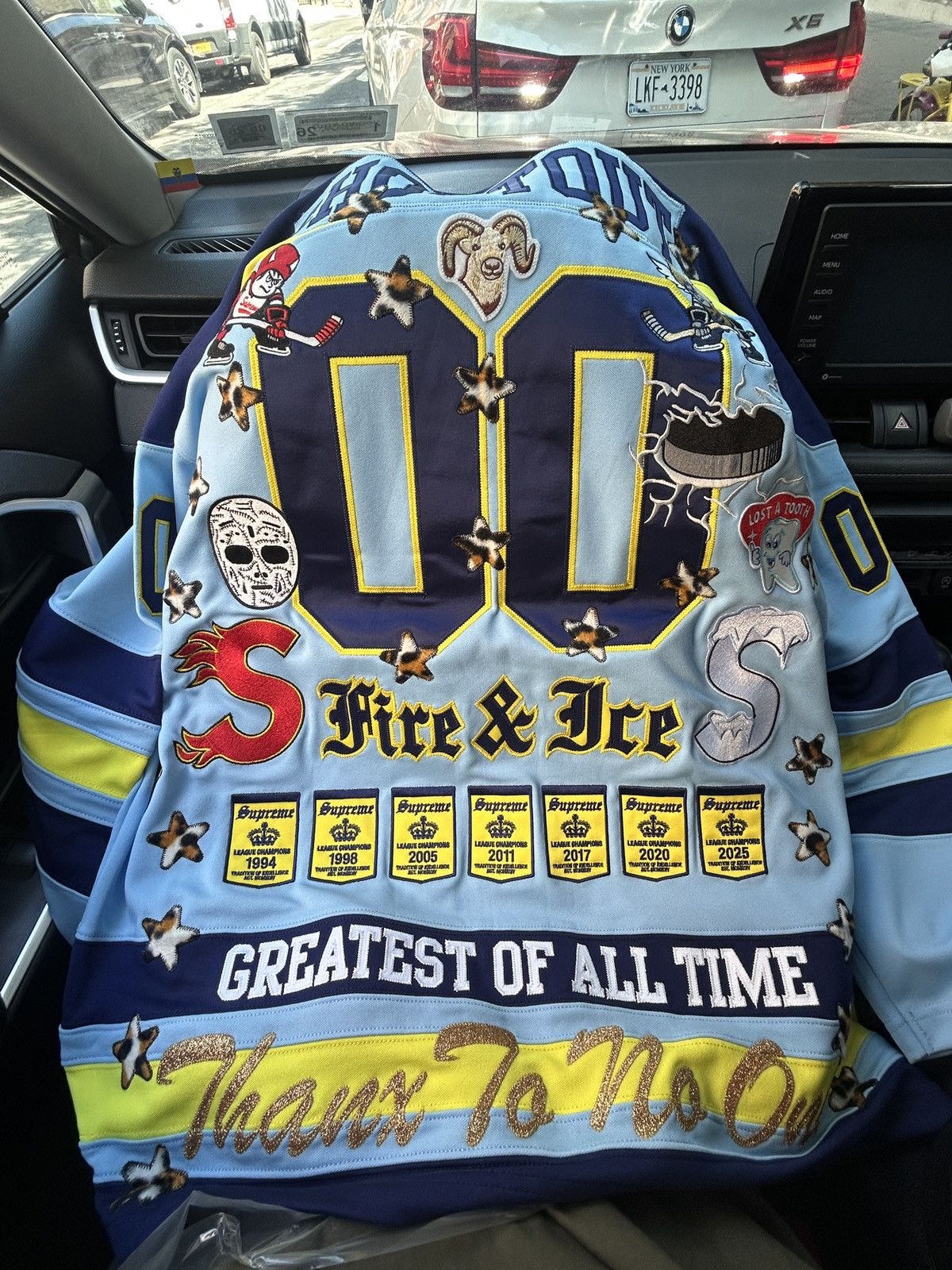 Supreme Supreme fire and ice hockey jersey Size US XL / EU 56 / 4 - 4 Thumbnail
