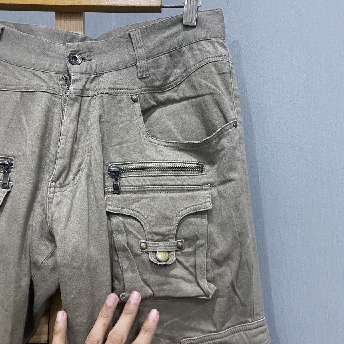 semanticdesign Archive Japanese Brand Multi-Pocket Tactical Cargo Pants Y2K Size US 30 / EU 46 - 11 Thumbnail
