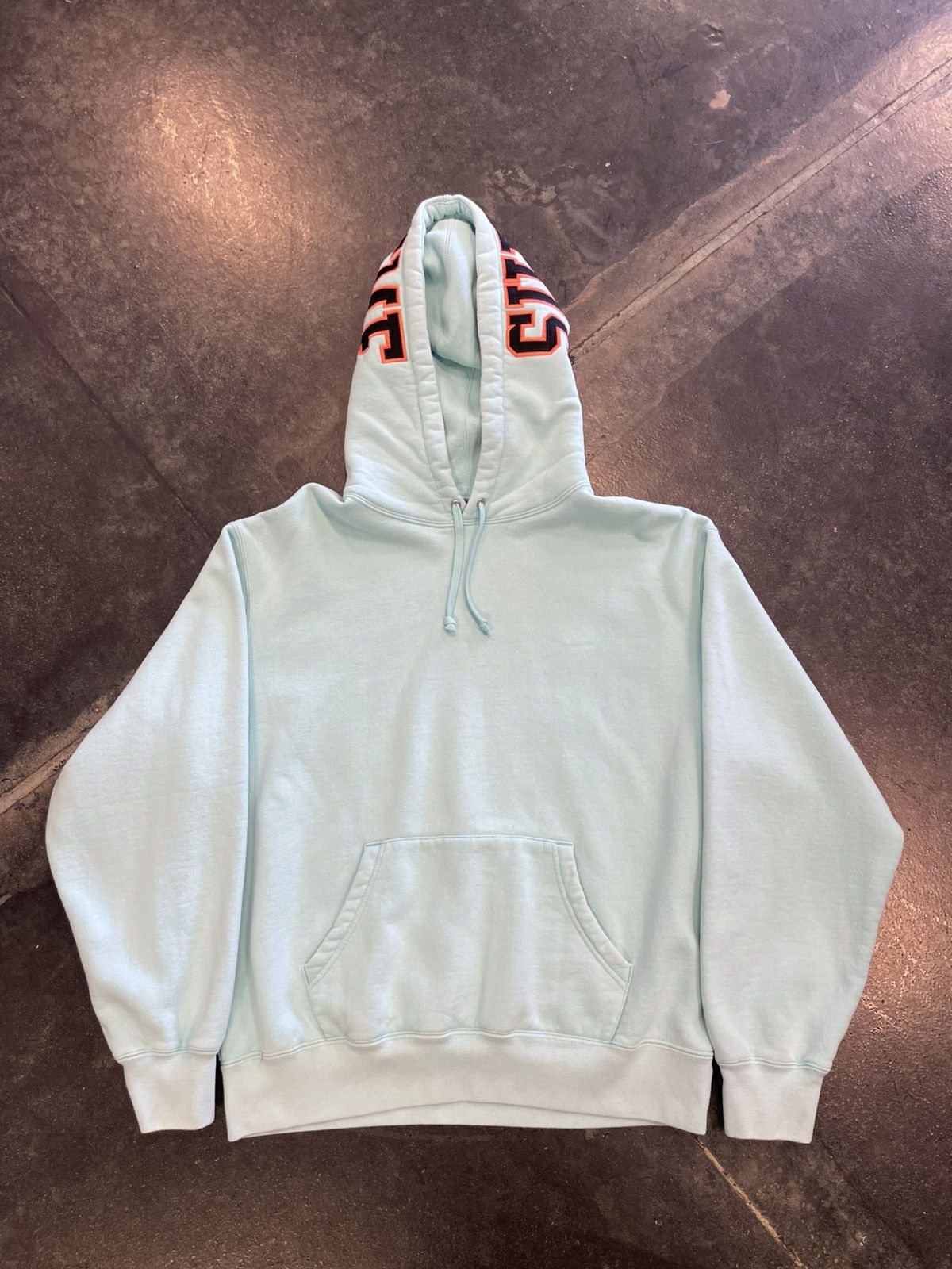 Supreme Supreme Team 94 Hoodie Aqua | Grailed