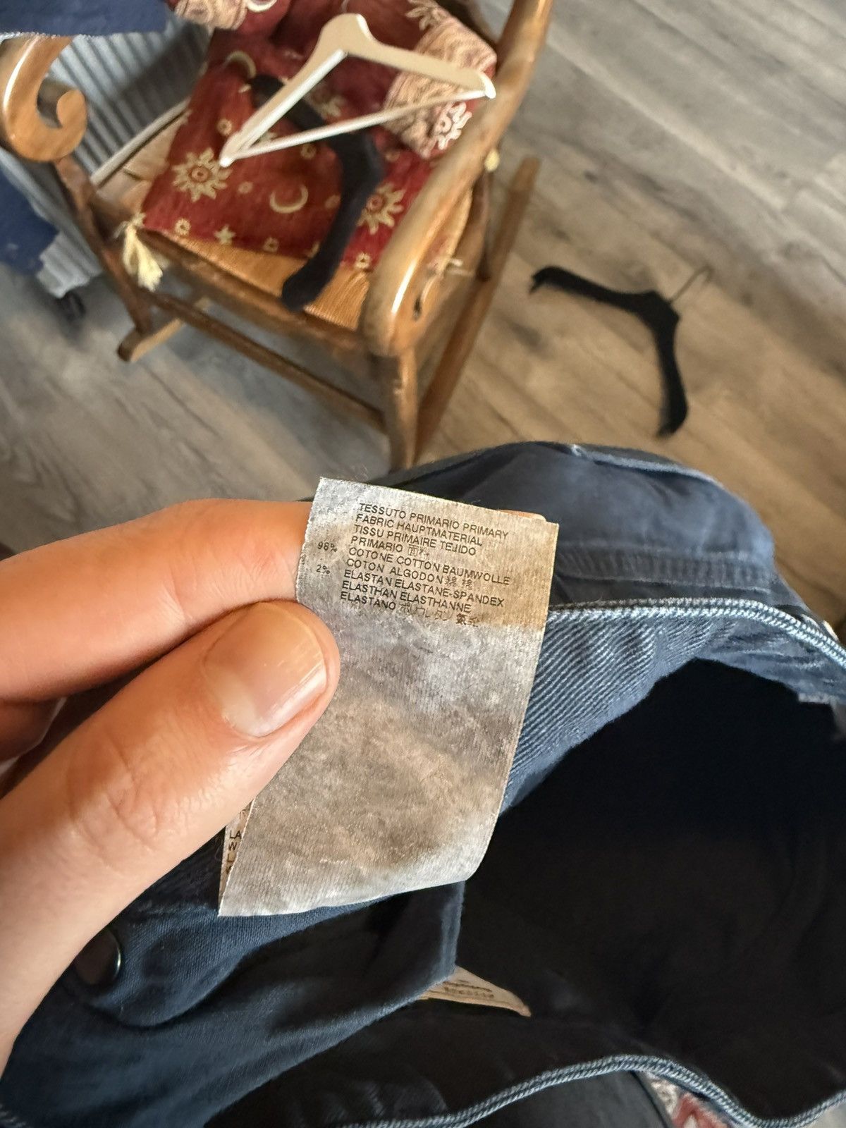 Maison Margiela Maison Margiela Dark Blue Slim Fit Jeans Size US 34 / EU 50 - 14 Thumbnail